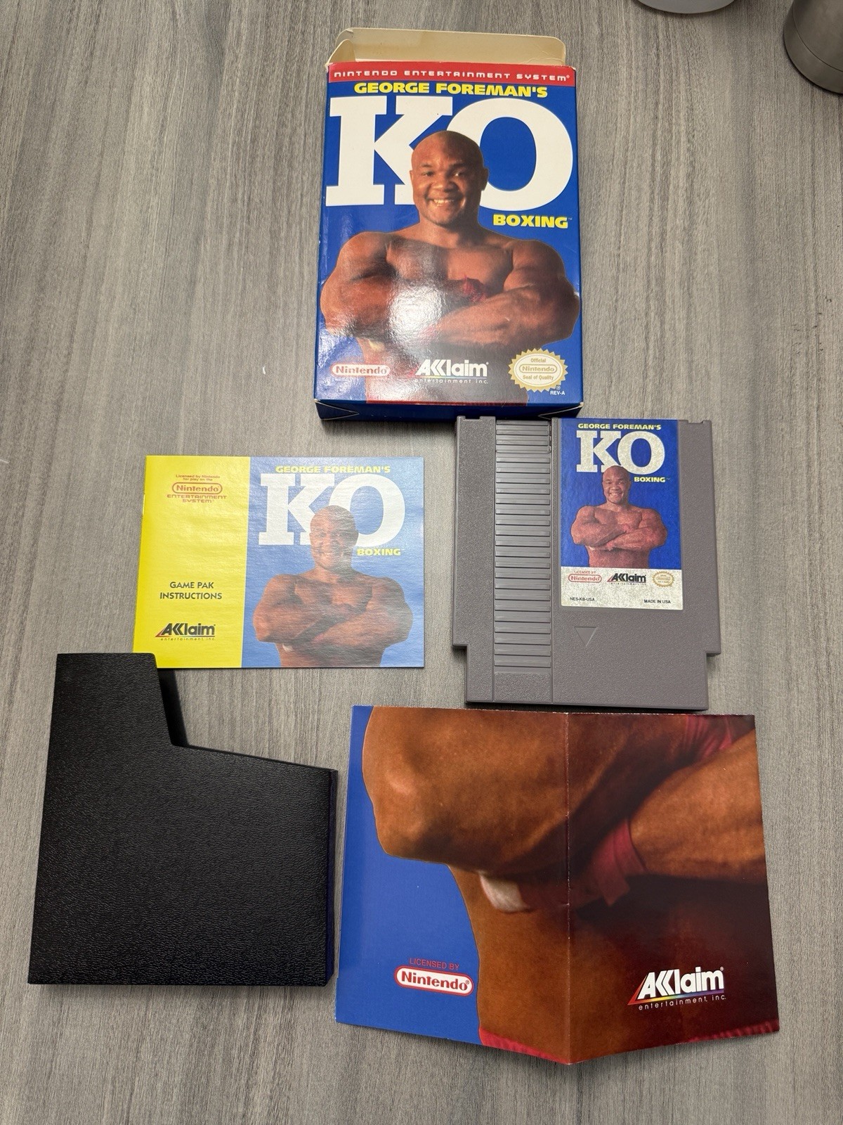 George Foreman’s KO Boxing (Nintendo Entertainment System, 1992) All Included