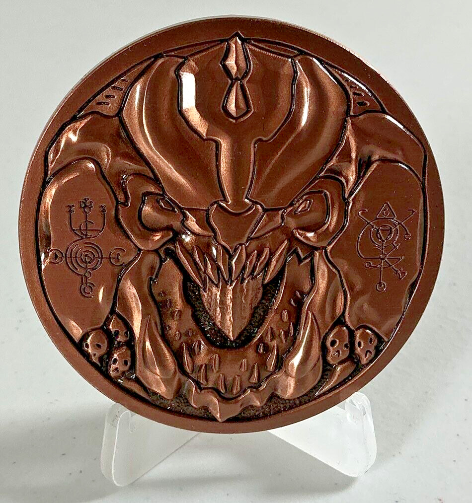 Doom Pinky Arcade Mode Medallion Coin Limited Edition – NEW + BONUS CARD