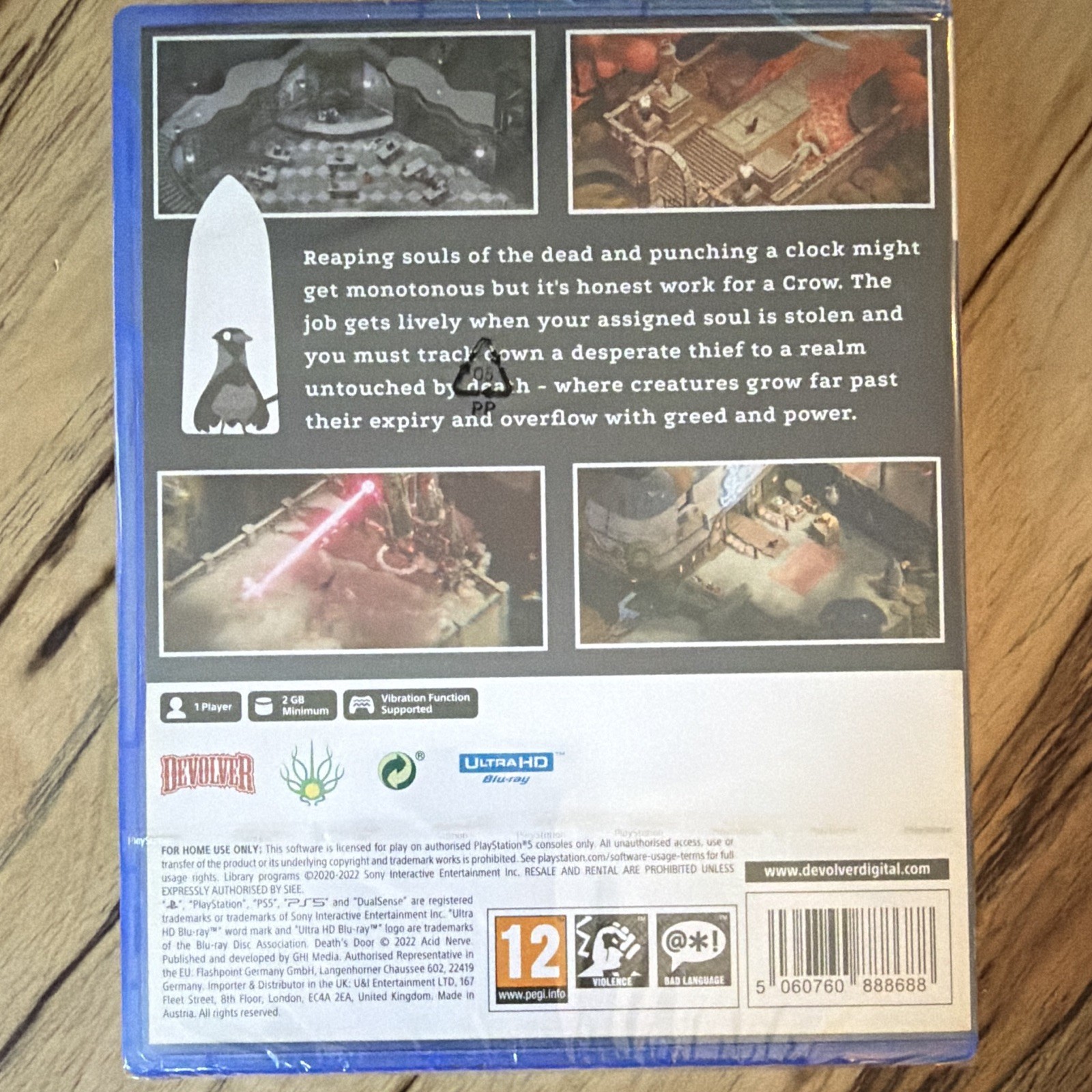 Devolver Digital Death’s Door Sony PlayStation 5 PS5 2022 PEGI 12 PAL