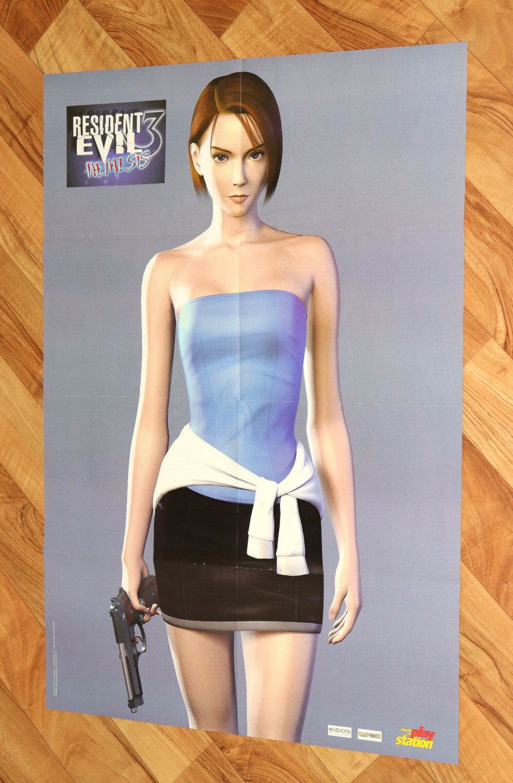 1999 Resident Evil 3 Nemesis Rare Poster 58x80cm Capcom PS1 GameCube