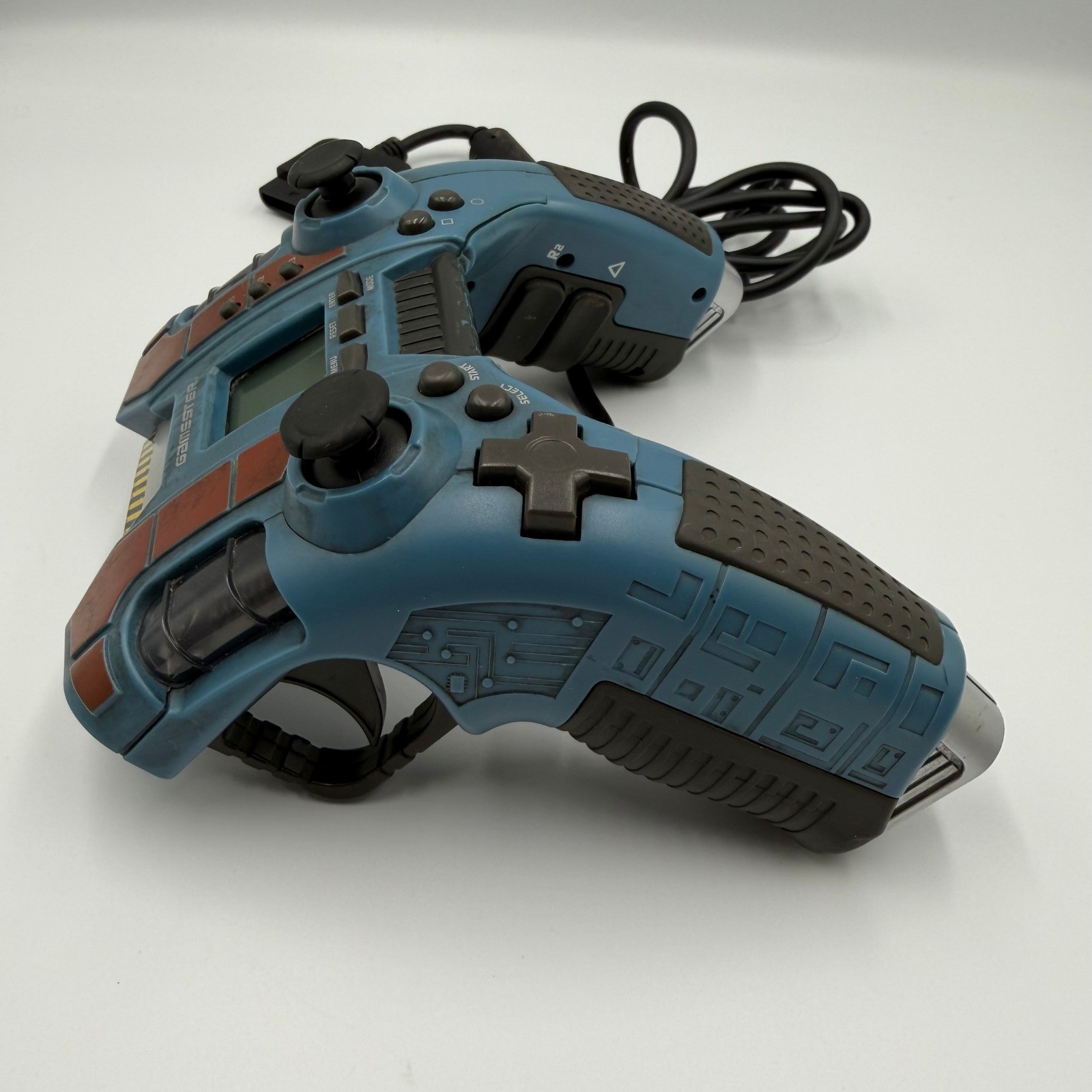 Radica Gamester FPS Master Controller PlayStation 2 PS2 Wired Blue Industrial