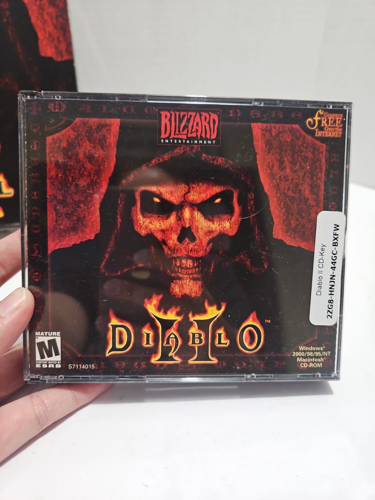 Diablo II (2) PC Mac Game Big Box 3 Disc CD-ROM Blizzard 2000