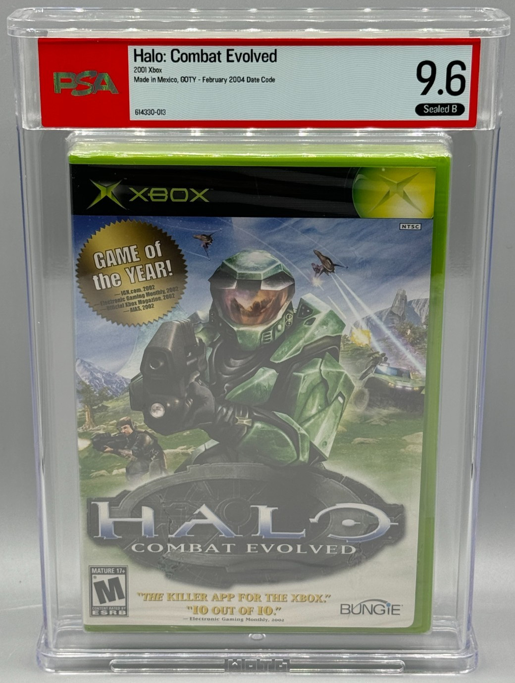 Halo Combat Evolved Microsoft Xbox GOTY Sealed New PSA 9.6 A+ Graded Bungie