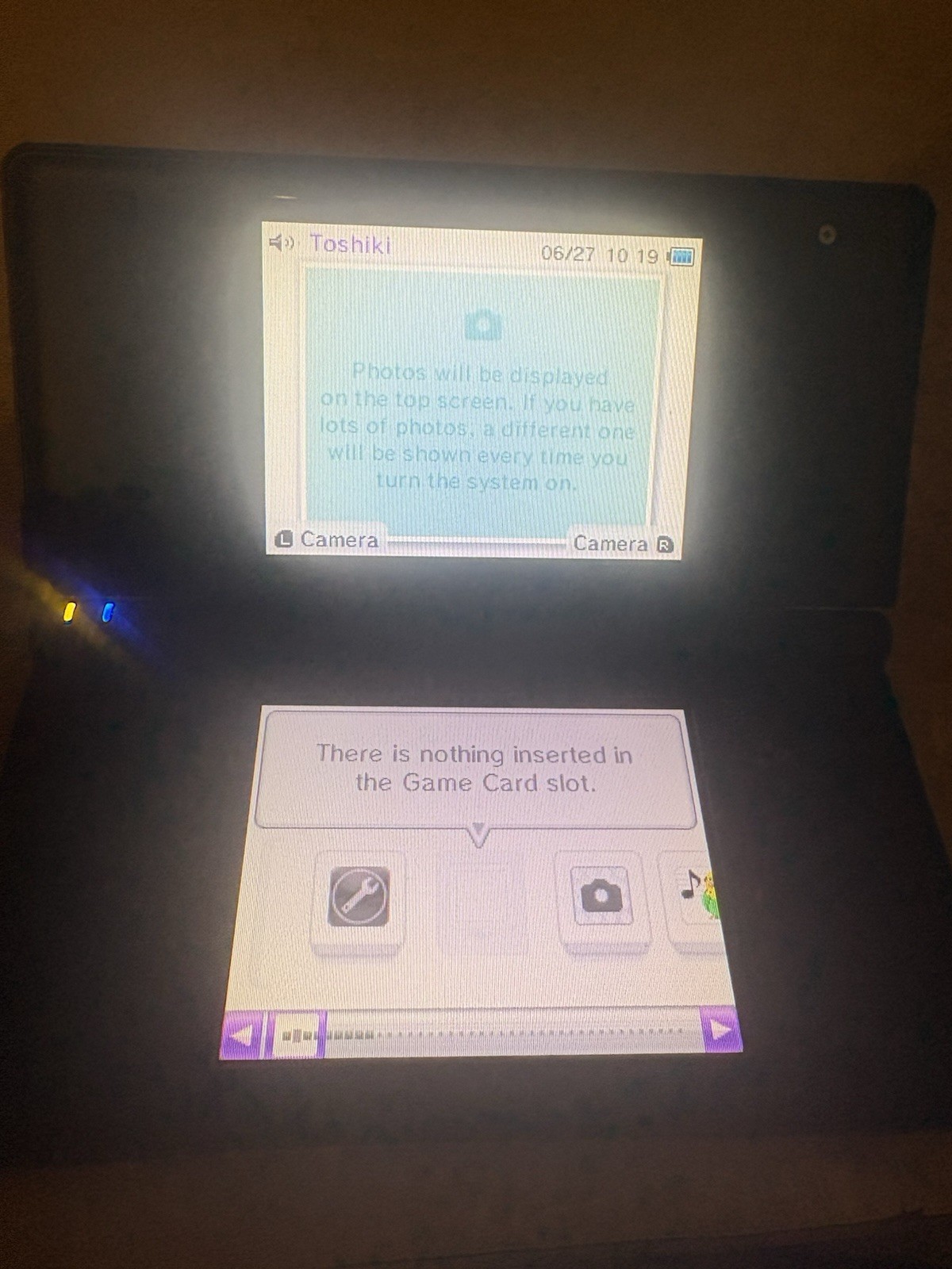 Nintendo DSi Black Handheld Console Region Free 256MB Mic Headphone Jack