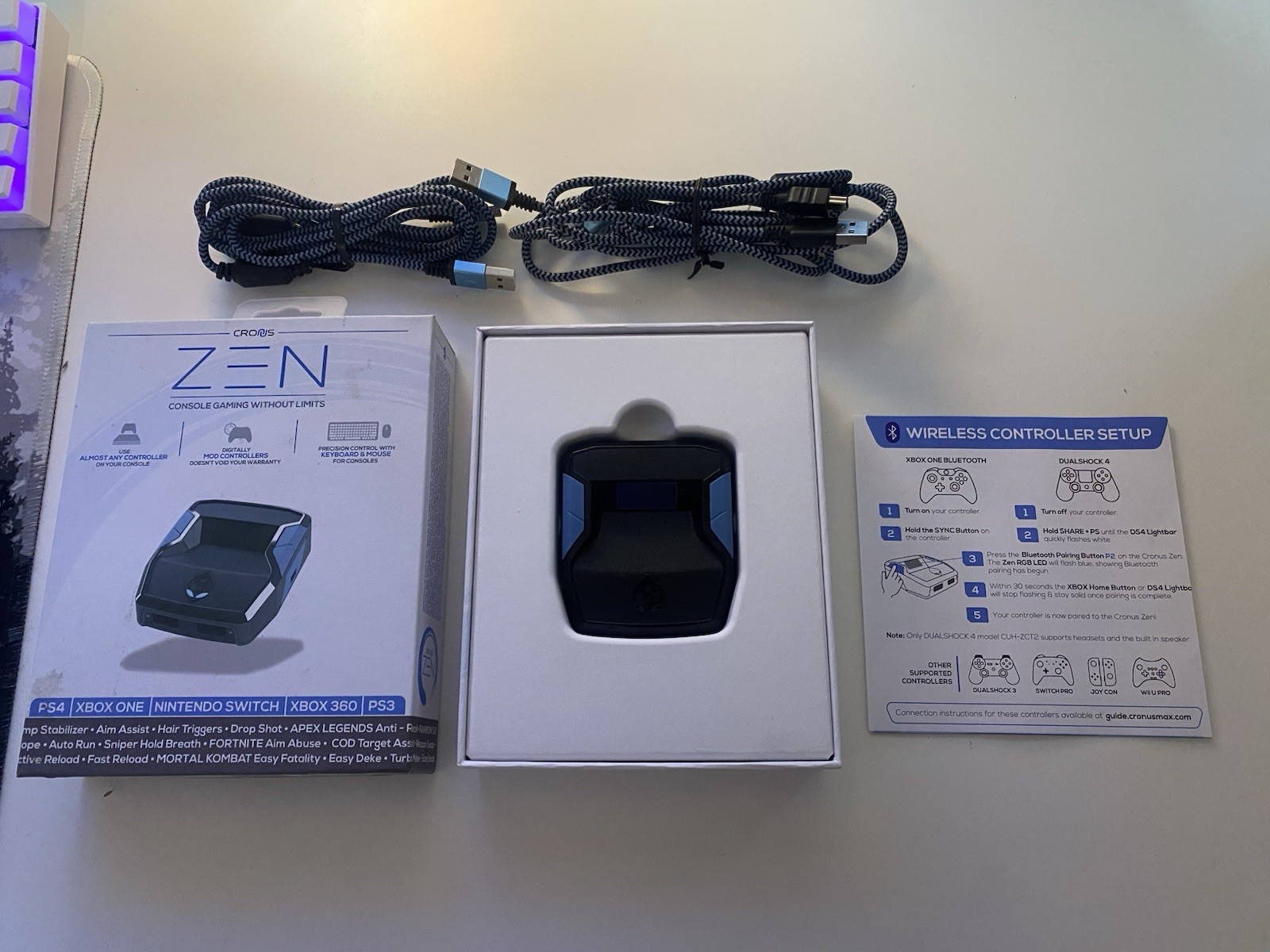 Cronus Zen USB Controller Adapter. Use keyboard & mouse on console