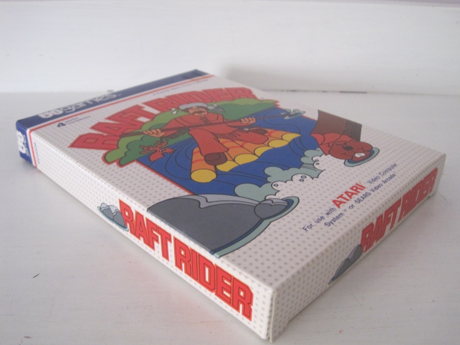 1982 Atari 2600 Raft Rider Video Game w/Original Box & Manual VC2006
