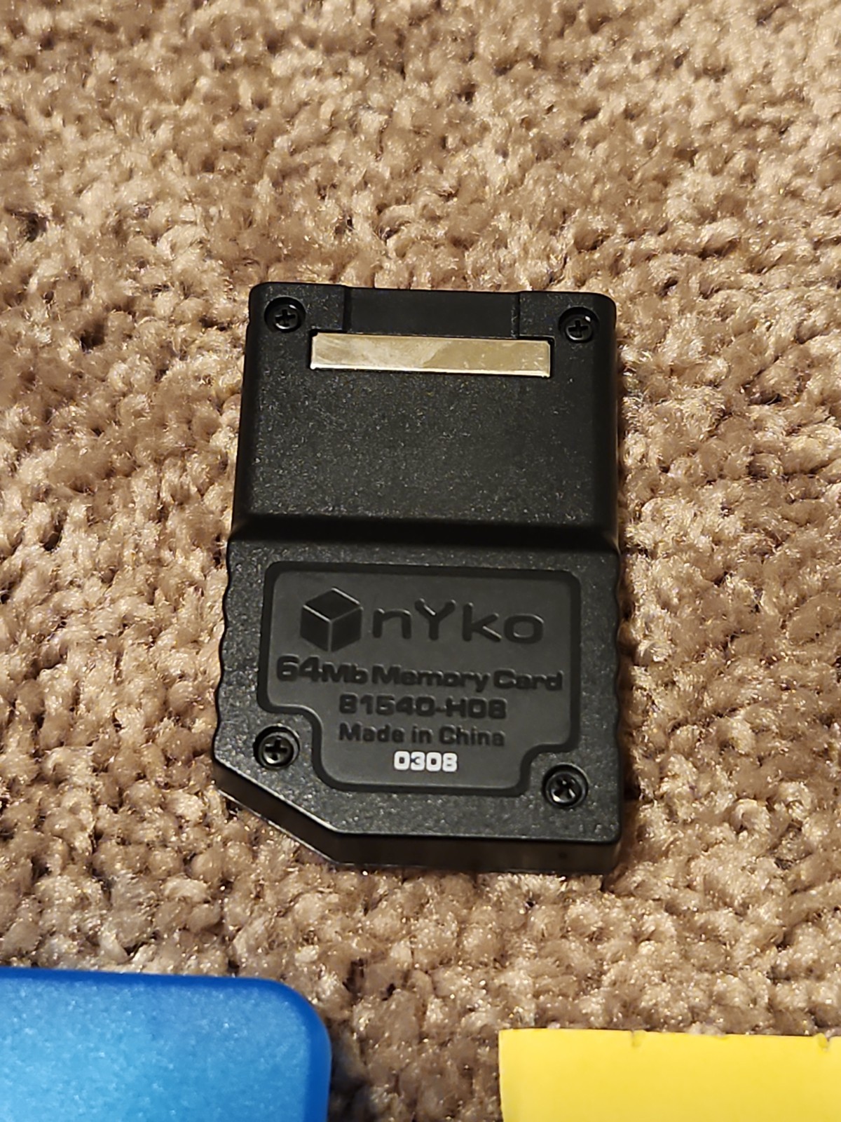 Nyko 64MB Gamecube Memory Card 81540-H08 Tested and Working