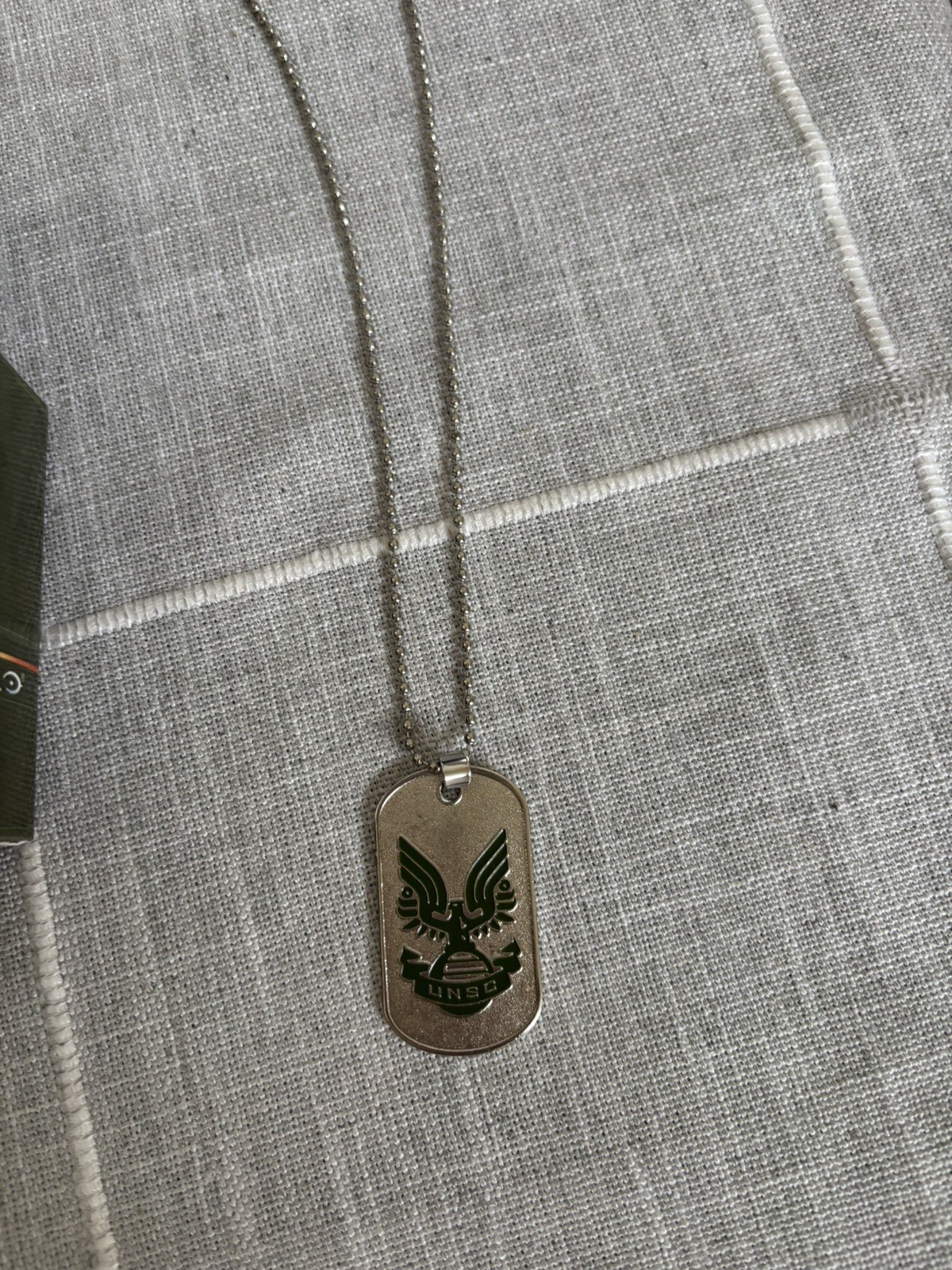 Halo Infinite UNSC Gamestop Dog Tags/Necklace