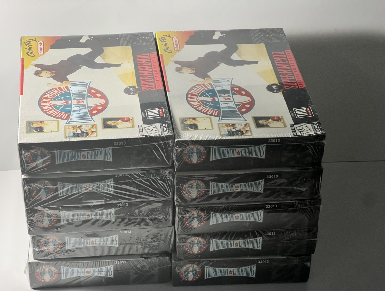 Lot of 10 New Brunswick World Tournament of Champions Snes Factory Sealed