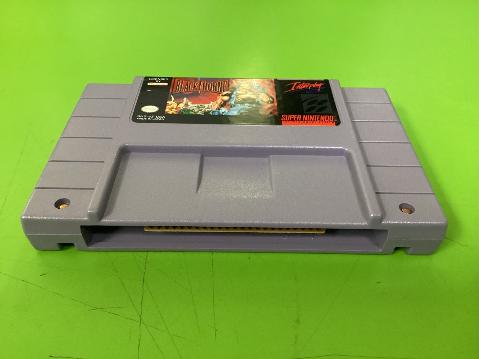 Blackthorne (SNES, 1994) CIB Manual Reg Card & Inserts Tested & Working