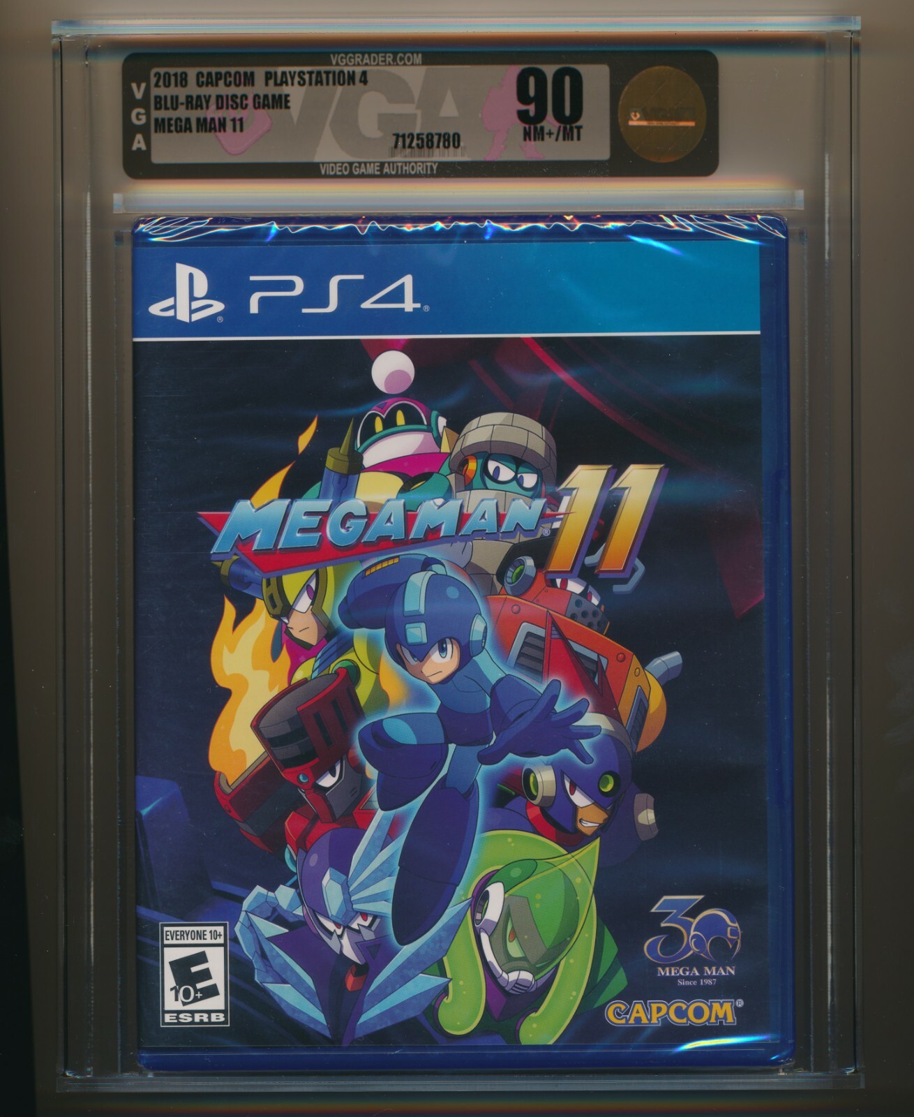 Mega Man 11 (Sony PlayStation 4, 2018) ps4 GOLD VGA 90 NM+/MT