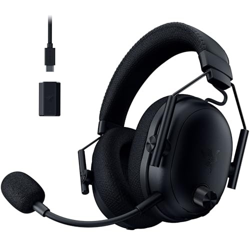 RazerShark V3 Pro Wireless ANC Gaming Headset — ANC, Detachable Full Black PC