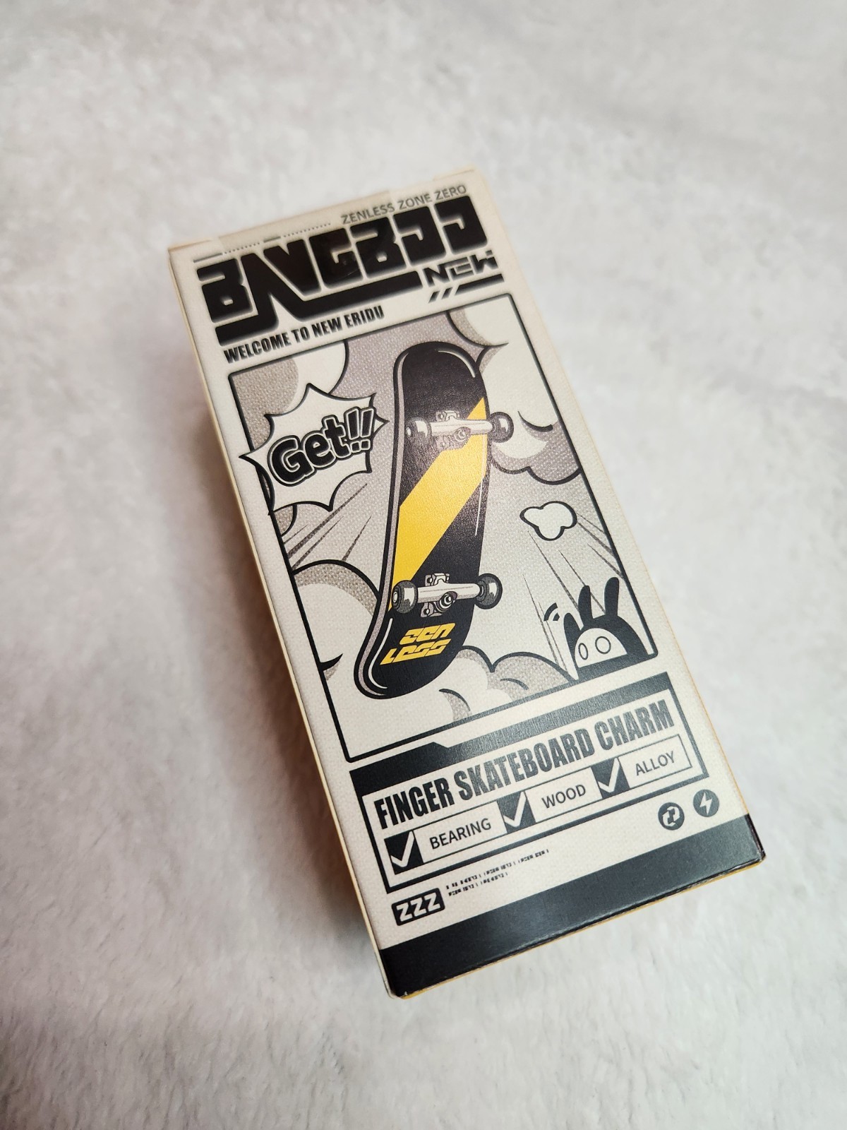 Zenless Zone Zero OFFICIAL Exclusive Finger Skateboard Charm Bangboo