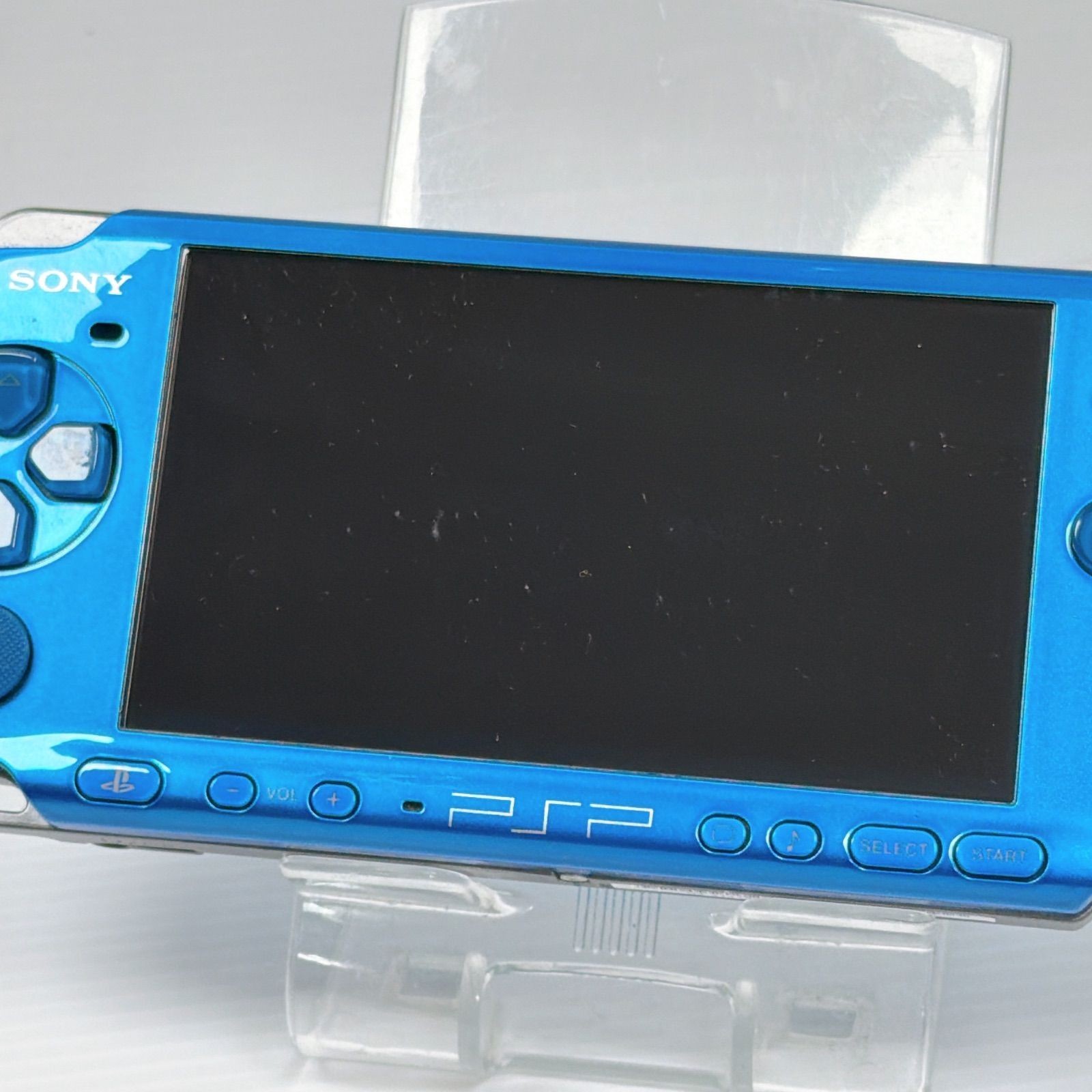 Excellent Sony PSP-3000 Vibrant Blue Console CIB