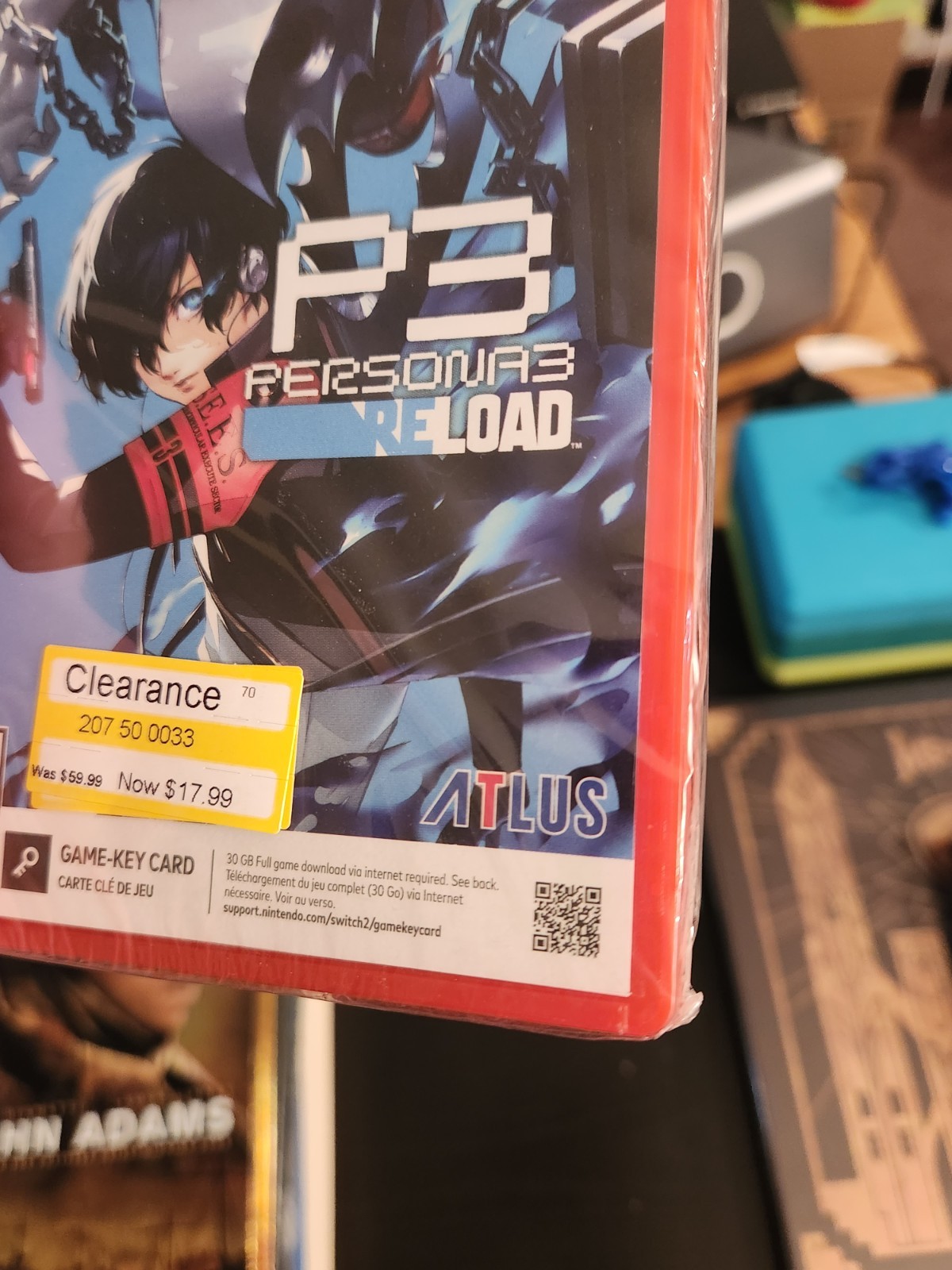 Persona 3 Reload (Nintendo Switch 2, ATLUS) – Game-Key Card – SEALED BRAND NEW