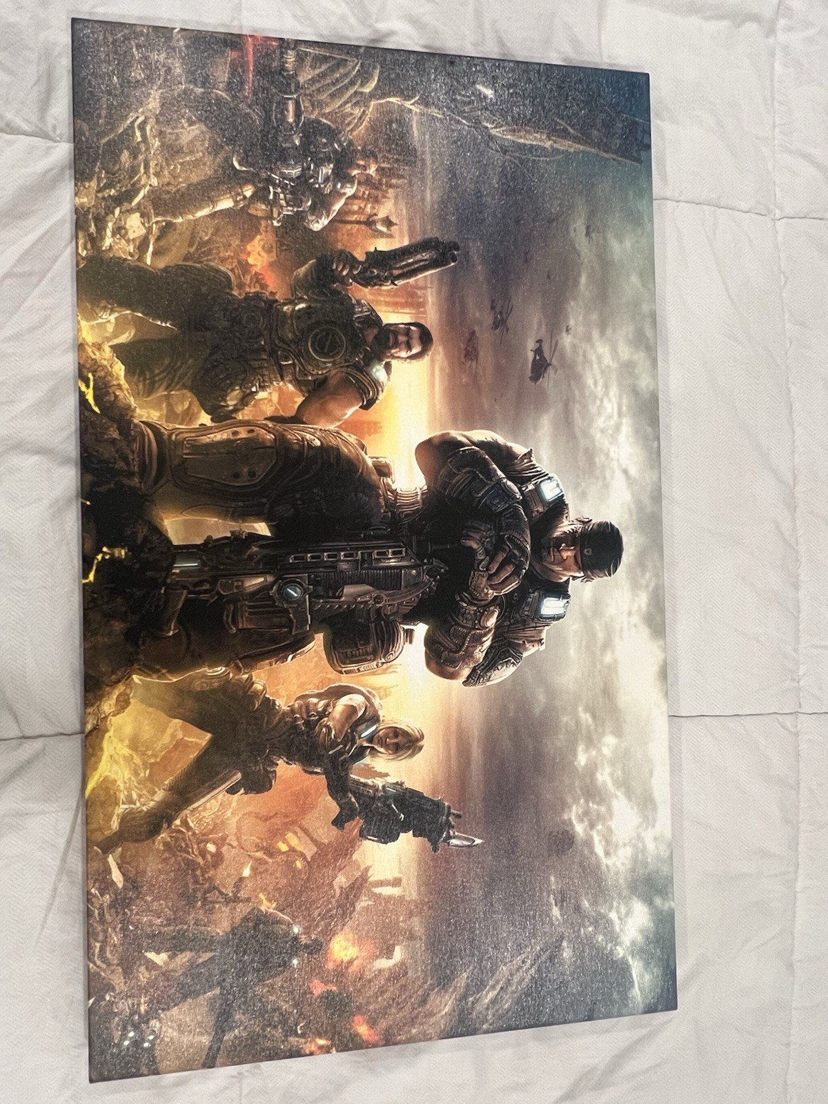 Gears of War Marcus Fenix Waterproof Art Print Video Game Series Artwork