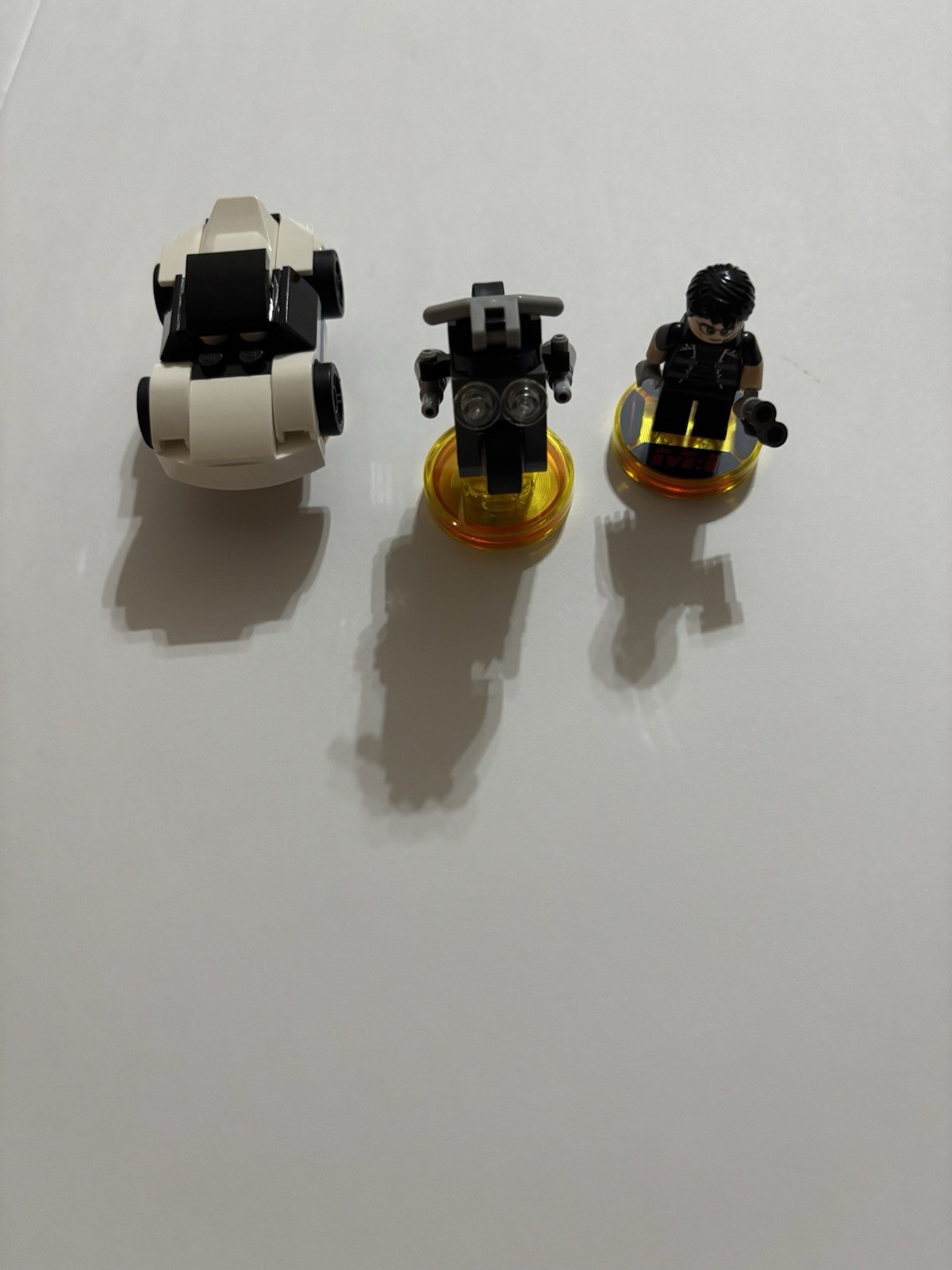 LEGO Dimensions Minifigure & Vehicle Lot w/ Manuals Bart, Finn, Emmet 2016