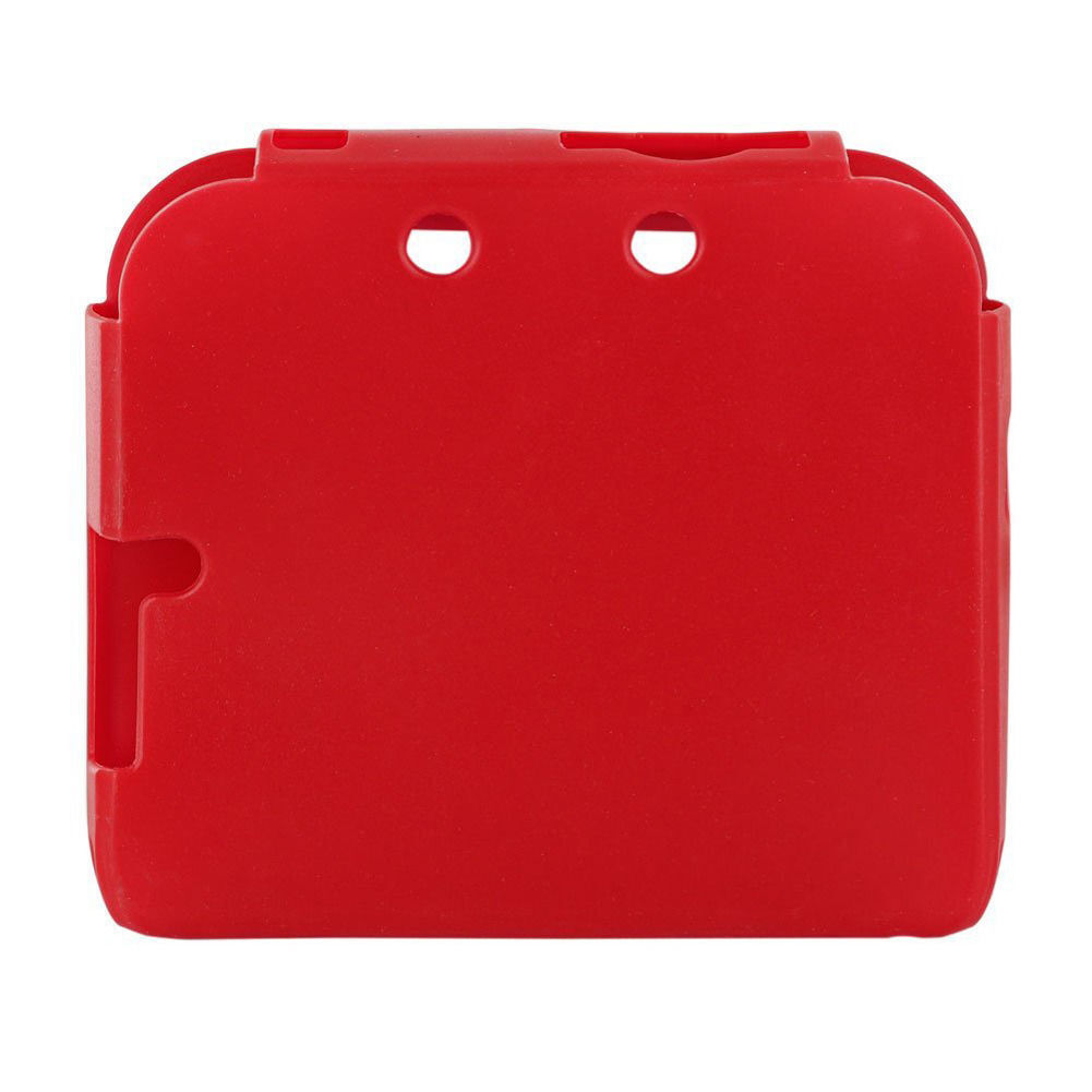 For Nintendo 2DS Protective Red Soft Silicone Rubber Gel Skin Case Cover Skin