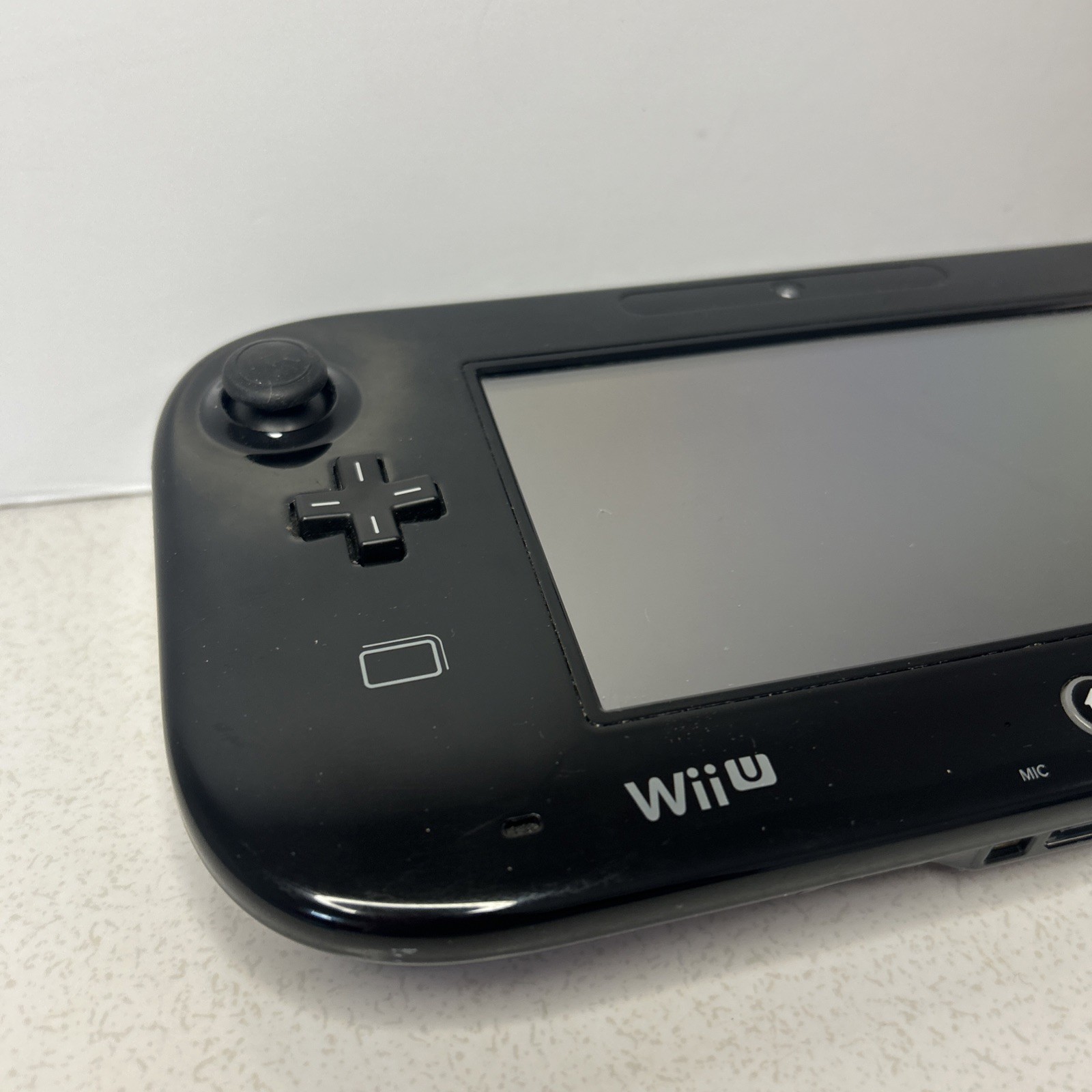 OEM Nintendo WUP-010 (USA) Black Wii U Gamepad Controller For Wii U For Parts