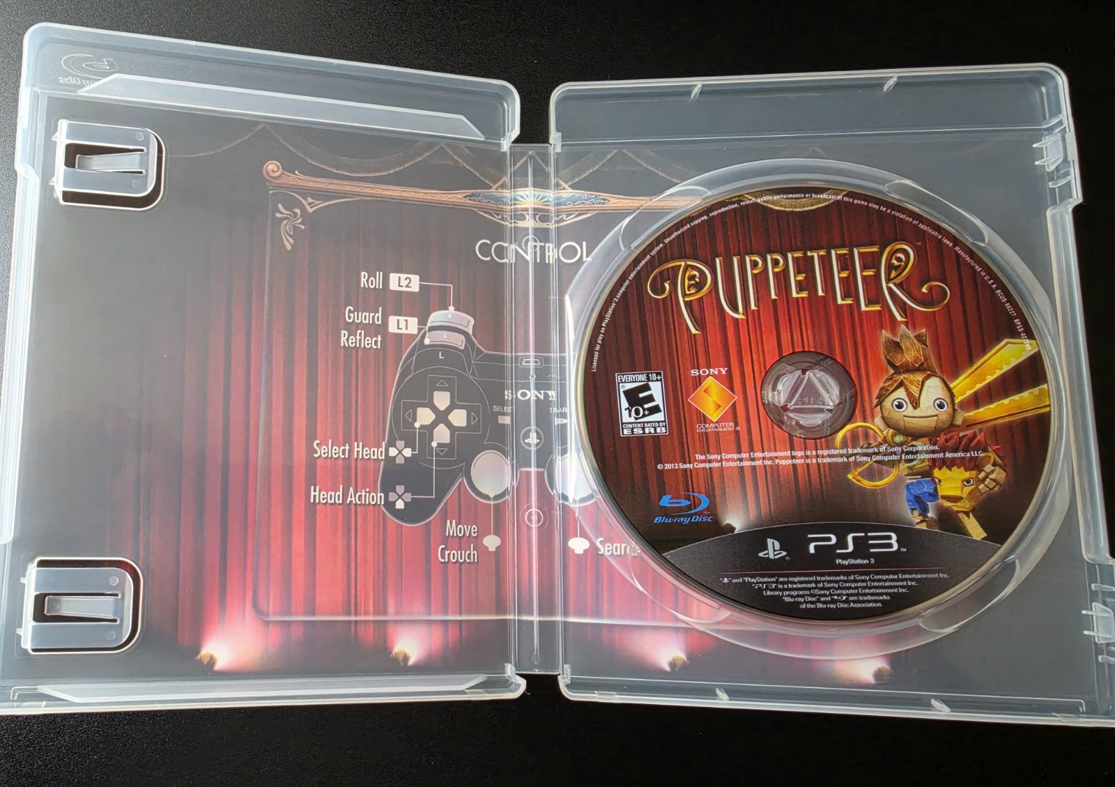 Puppeteer (Sony PlayStation 3, 2013) PS3 with Original Case TESTED RARE
