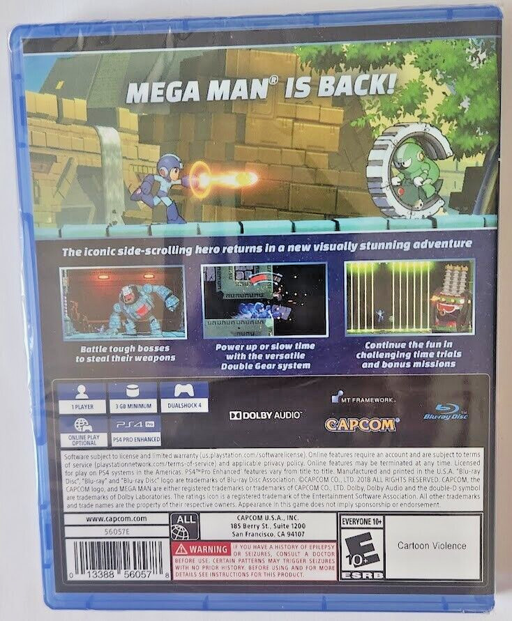 Mega Man 11 PS4 Brand New Game (2018 Platform)