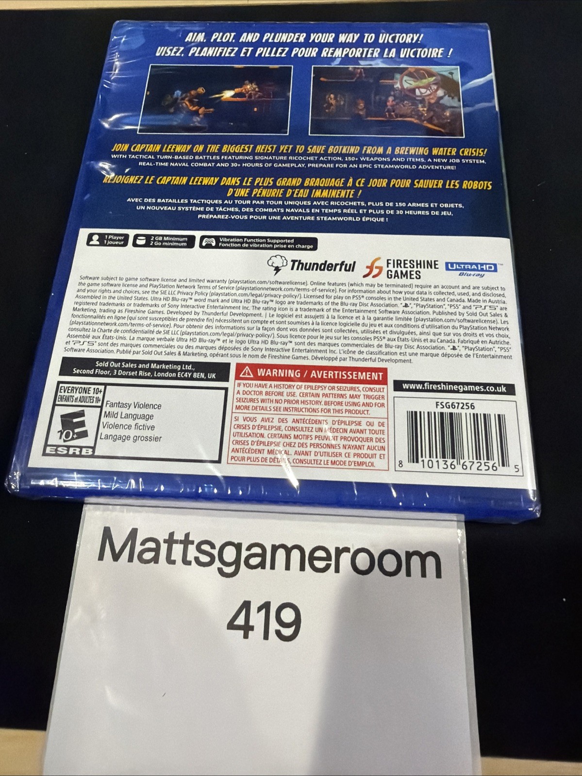 SteamWorld Heist II – PlayStation 5 PS5 – BRAND NEW/FACTORY SEALED