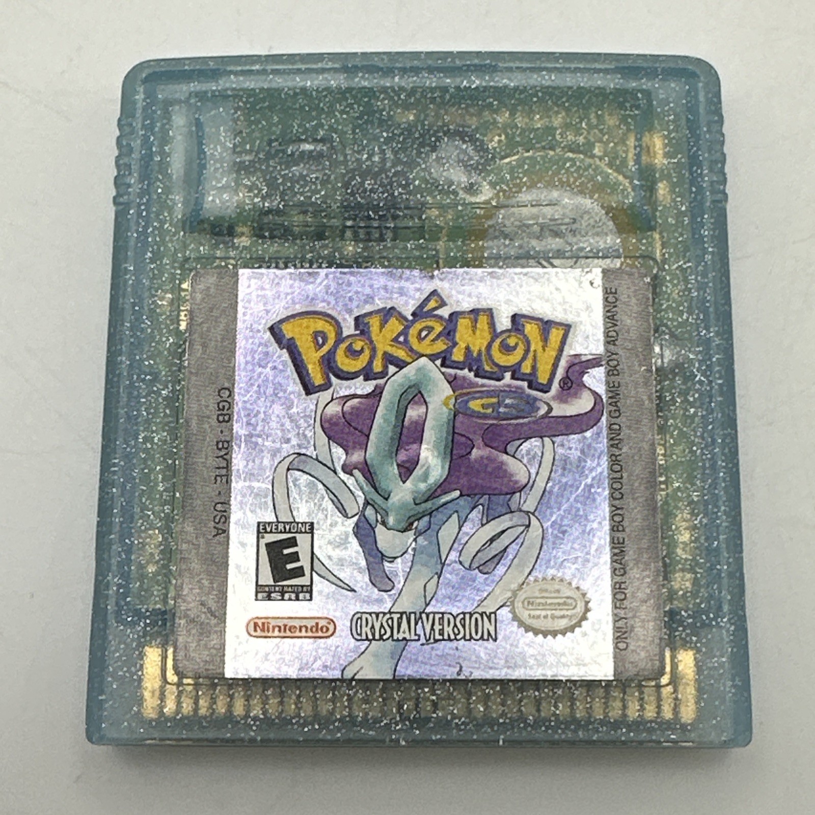 Pokemon Crystal Version Authentic Nintendo Gameboy, Tested Working – NEW BATTERY