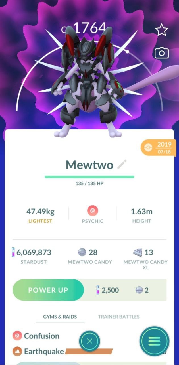 Armored Mewtwo (2019 Guaranteed Lucky) Legendary Pokemon ! 30 Days Friendship