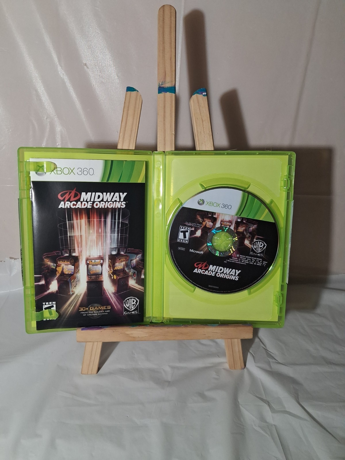 Midway Arcade Origins Microsoft Xbox 360 Video Game WB Games 30+ Games Complete