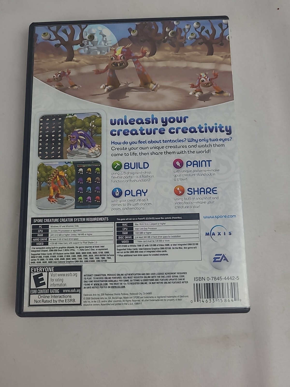 Spore Creature Creator (Windows/Mac, 2008)