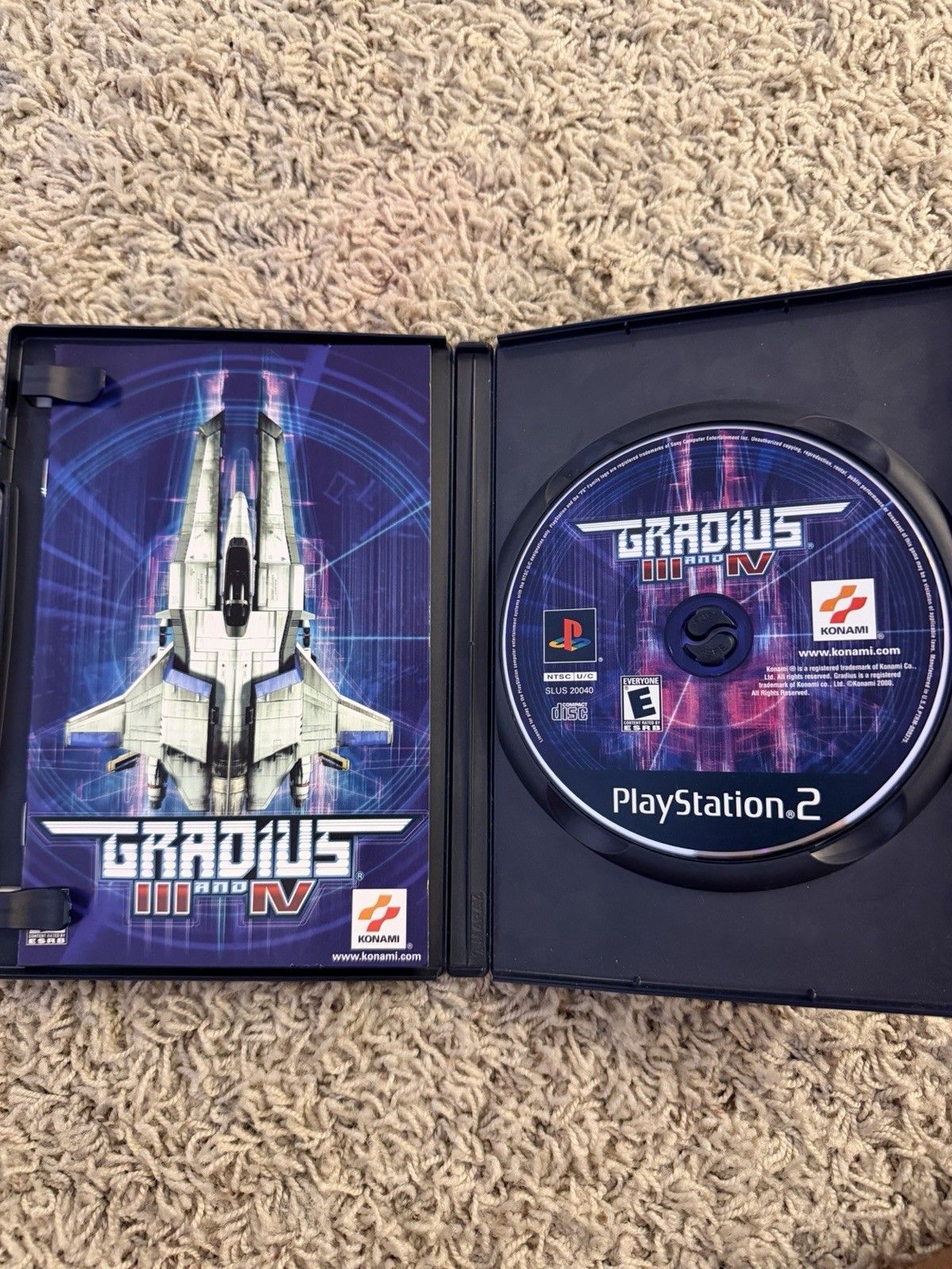 GRADIUS III and IV 3 4 PS2 Playstation 2 For JP System 0601 p2 with fast shippin