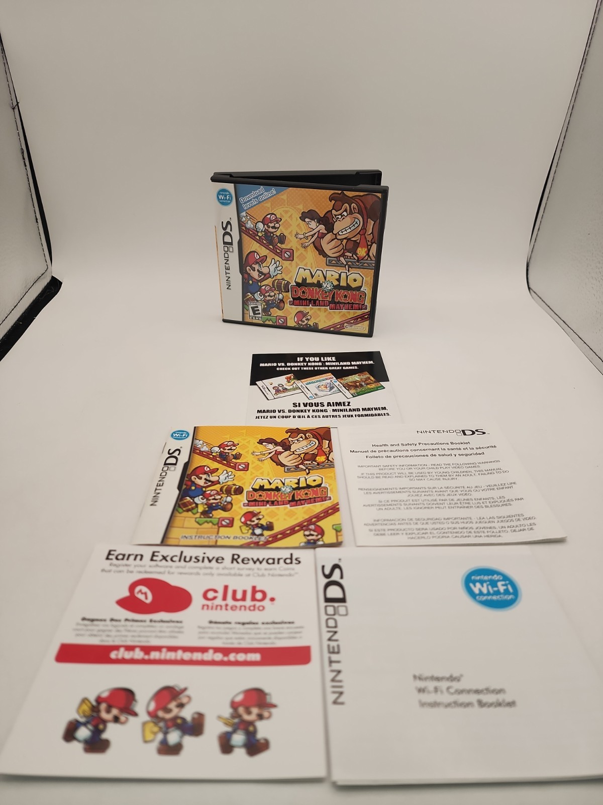 Nintendo Mario vs. Donkey Kong: Mini-Land Mayhem! DS With All Manuals – Nice