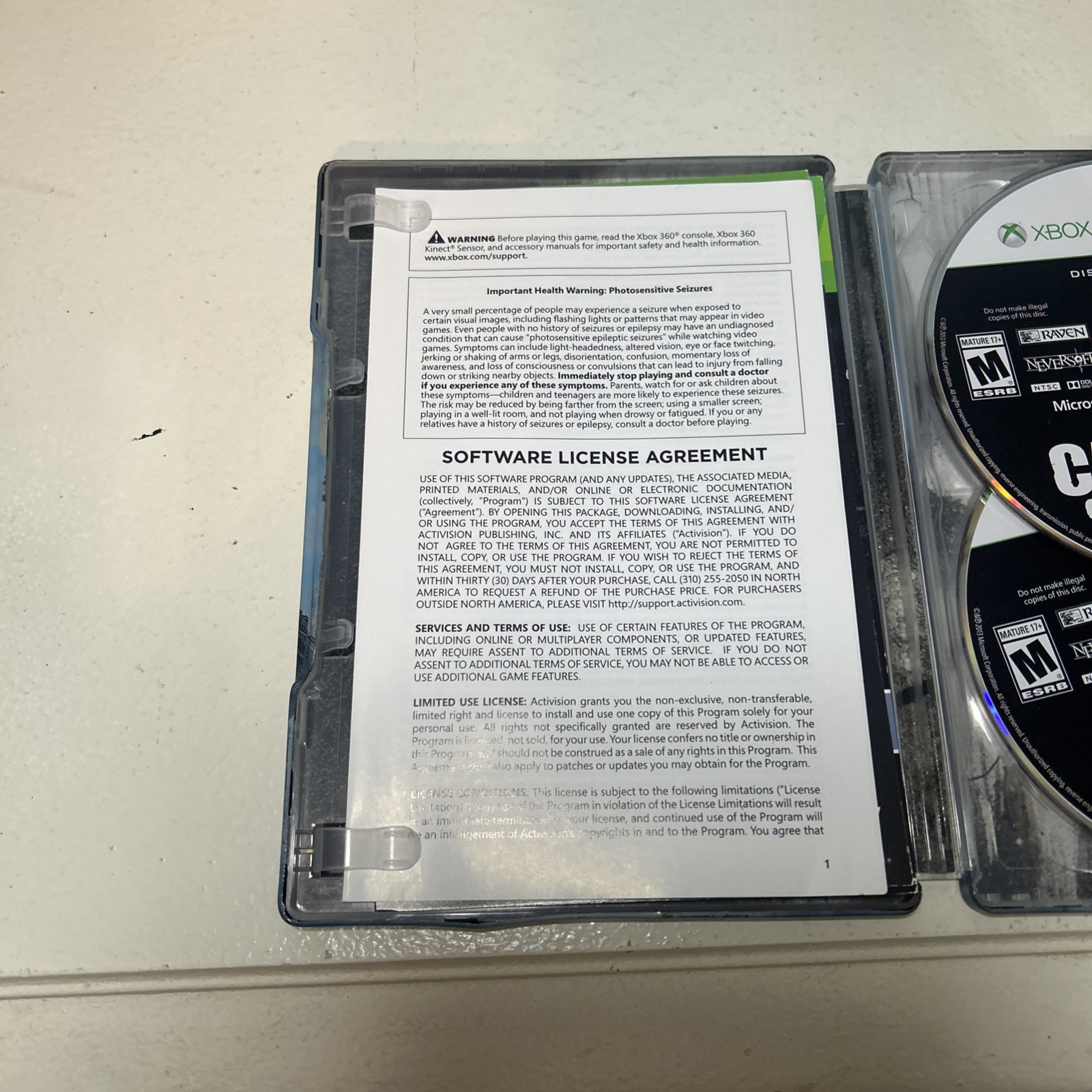 Call of Duty: Ghosts Steelbook Hardened Edition (Xbox 360)