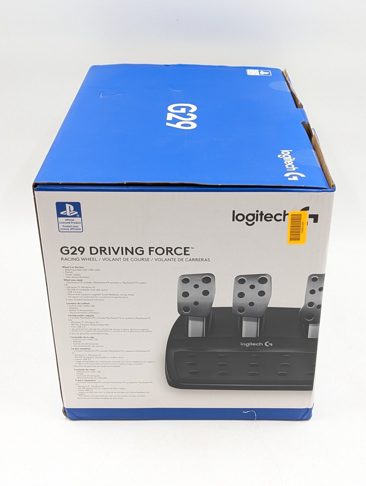 Logitech G29 Driving Force Racing Wheel w/Pedals For Console & PC (941-000110)