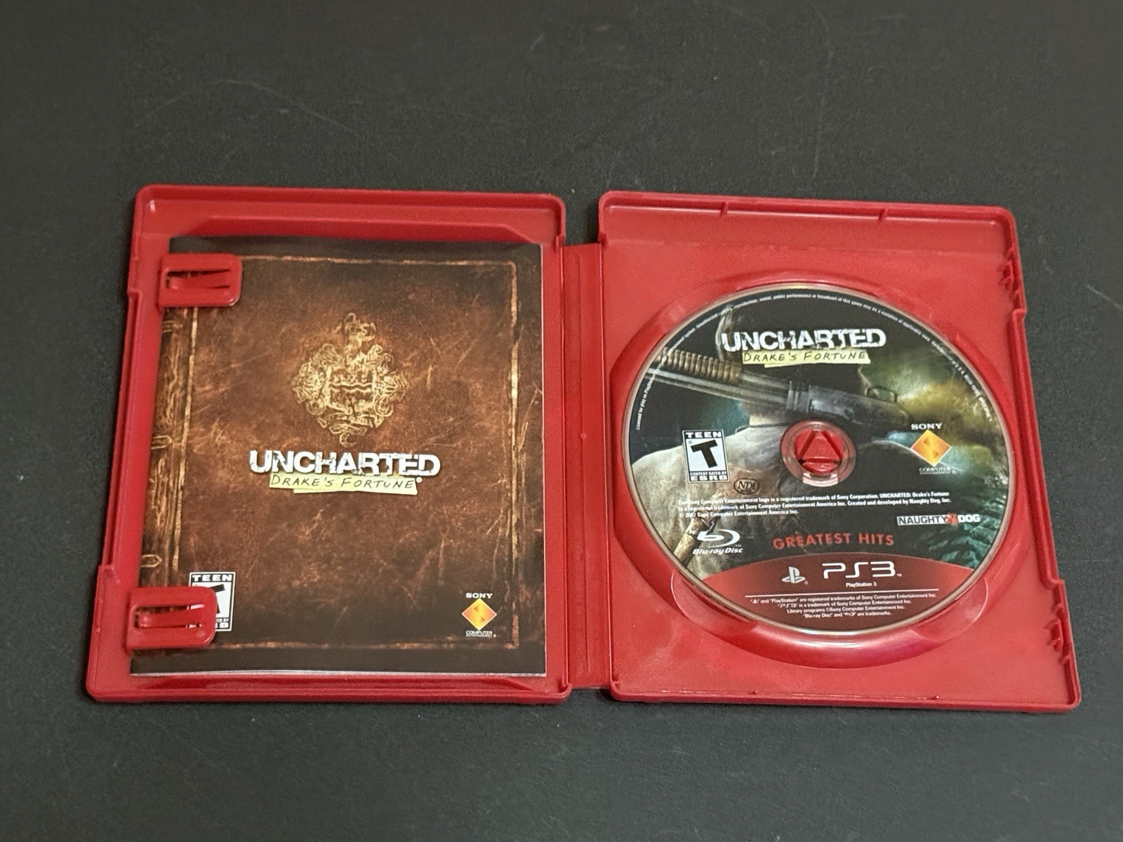 Uncharted: Drake’s Fortune (PlayStation 3, 2007) Complete Tested Working