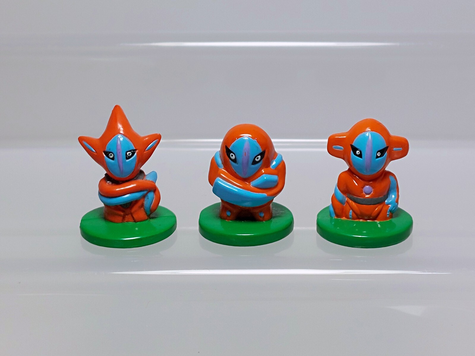 Pokemon Minicot Deoxys Forms Figure Set Banpresto Japan A07 0.9-1.1in
