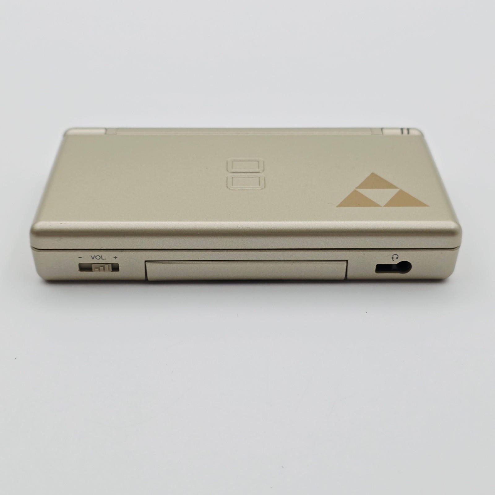 Nintendo DS Lite Zelda Triforce Gold Handheld System with Charger Stylus