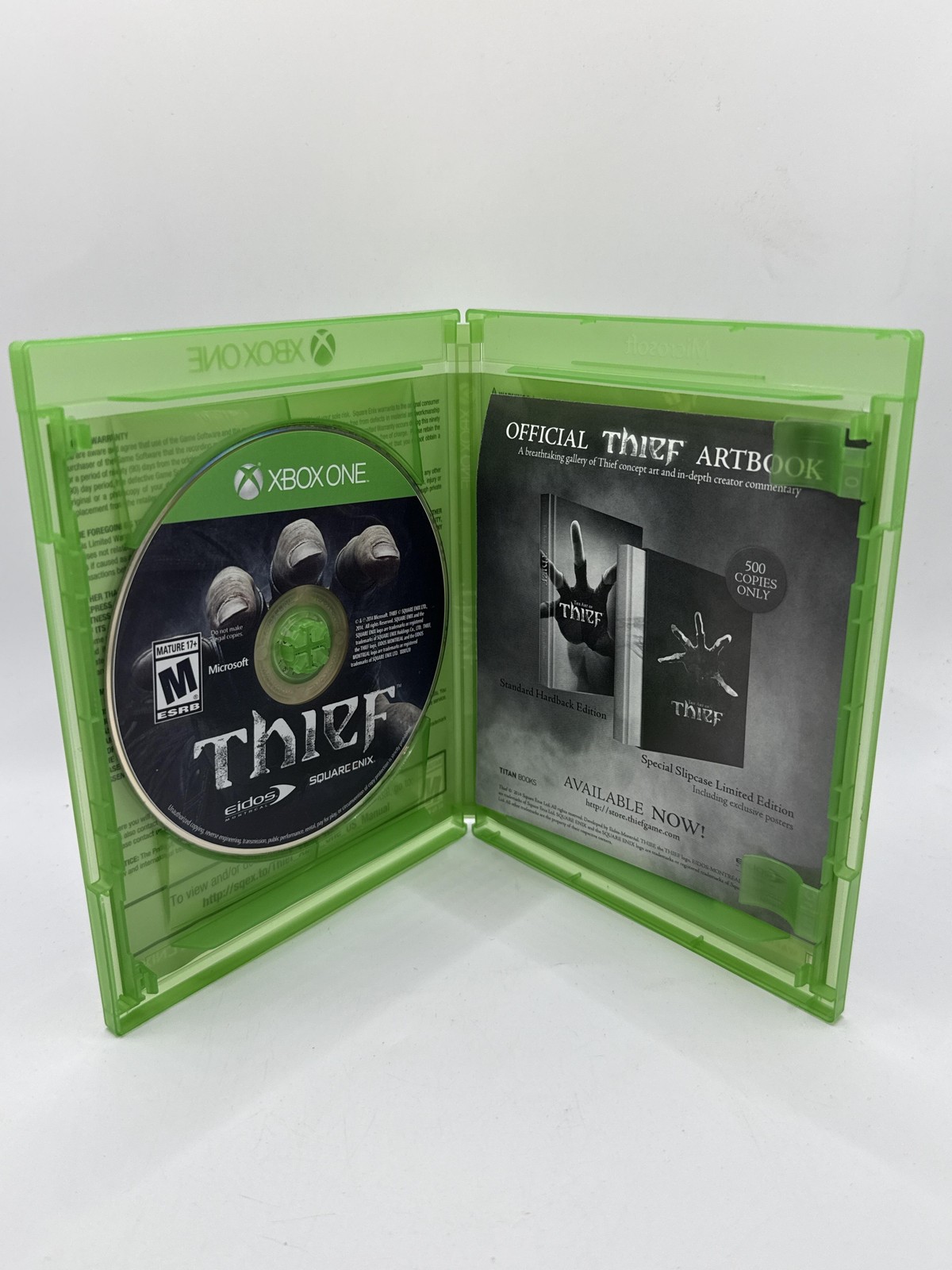 Thief Microsoft Xbox One Game Complete CIB M Mature 2014 Square Enix Stealth