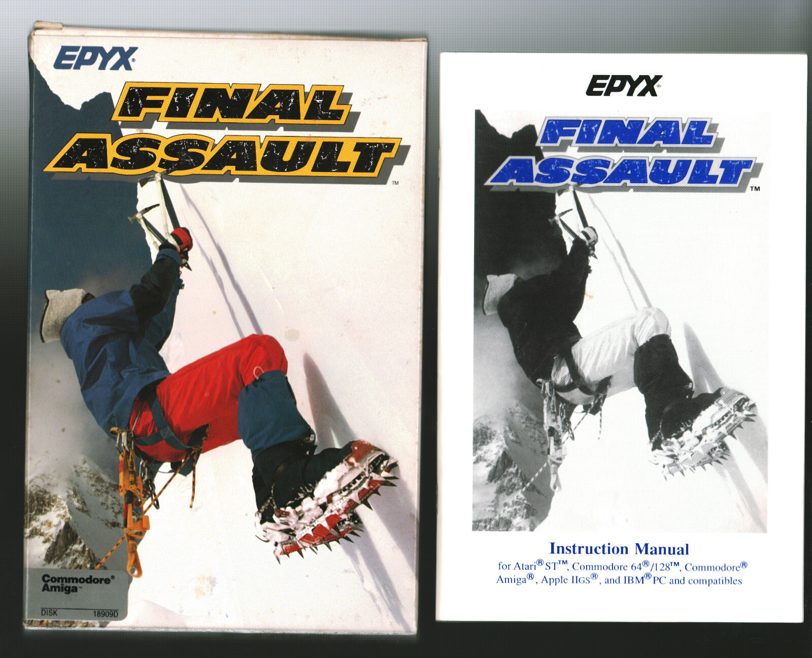 Final Assault for the Commodore Amiga REPLACEMENT BOX & MANUAL ONLY 1988