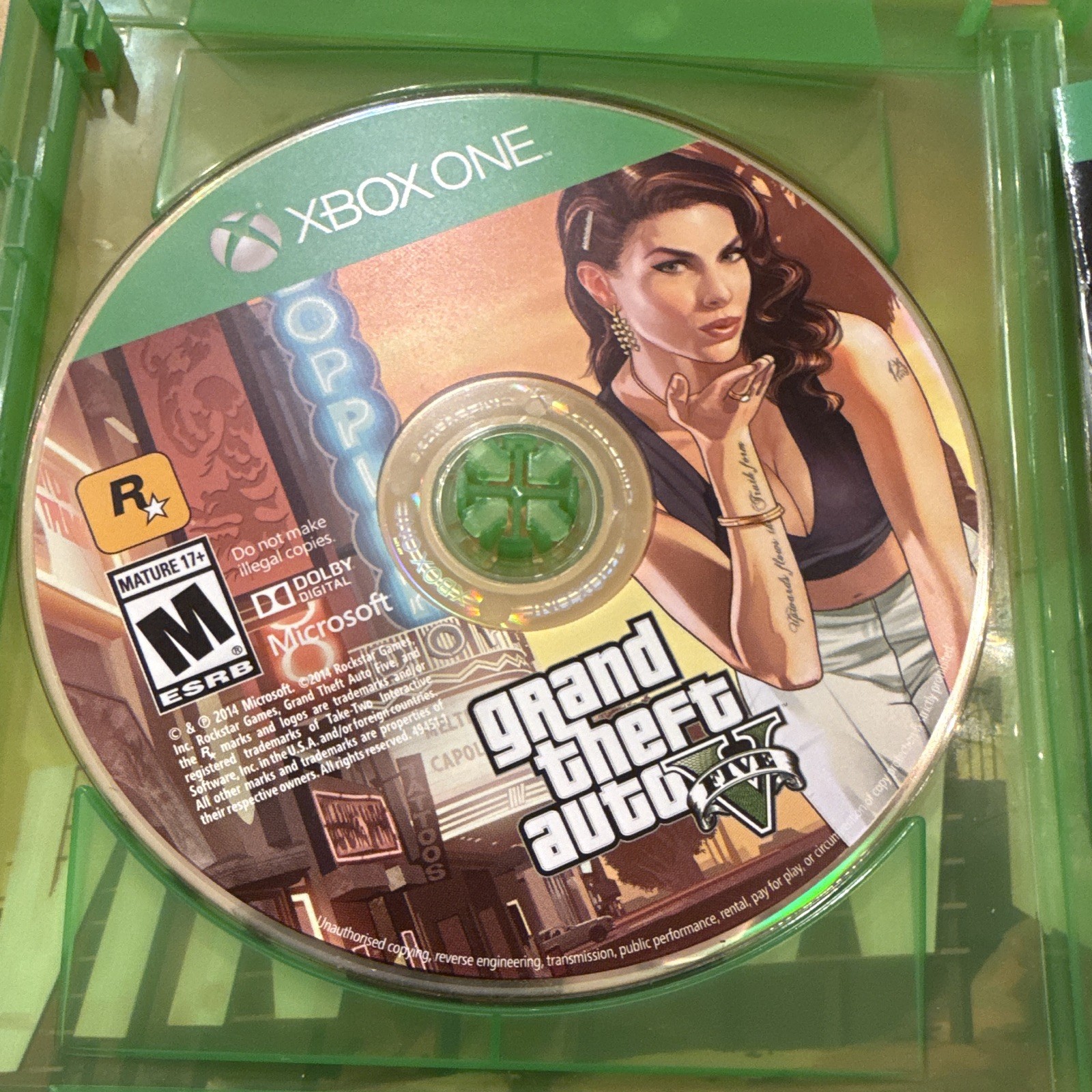 Grand Theft Auto V GTA 5 Grand Theft Auto Series Xbox One w/ Case & Manual