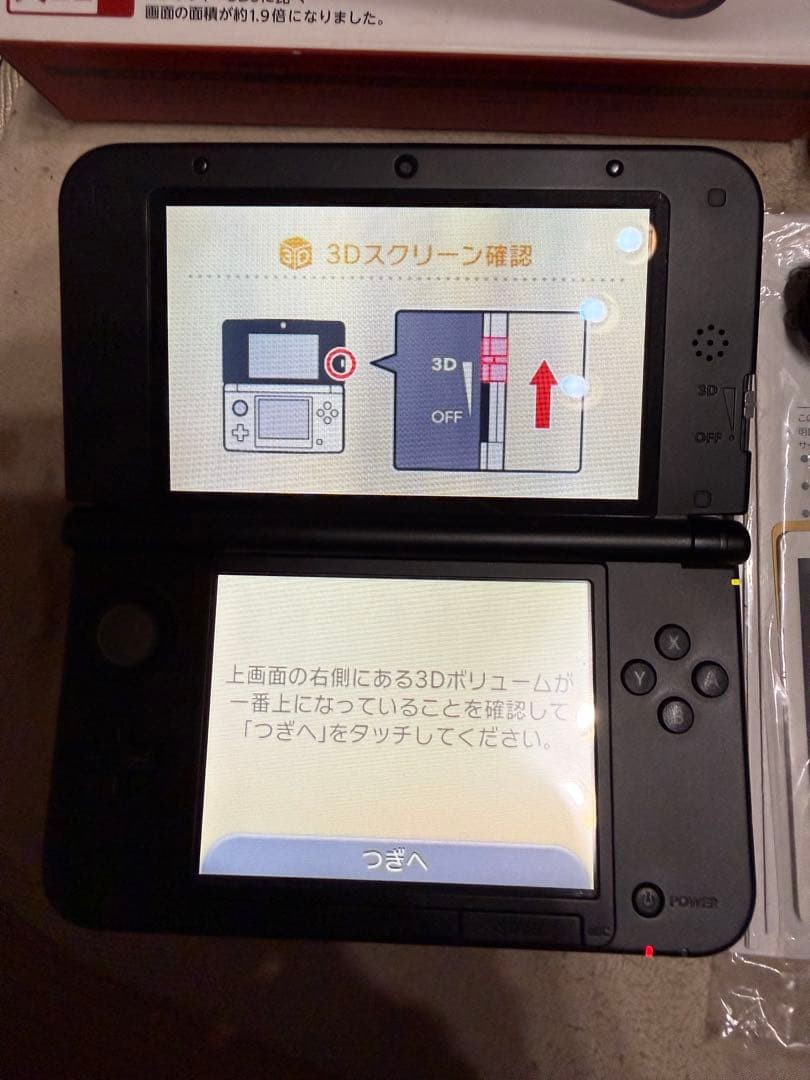 3DS/2DS/DS Within 24 Hours Nintendo 3Ds Ll Red Black Kiwami With Box Japan