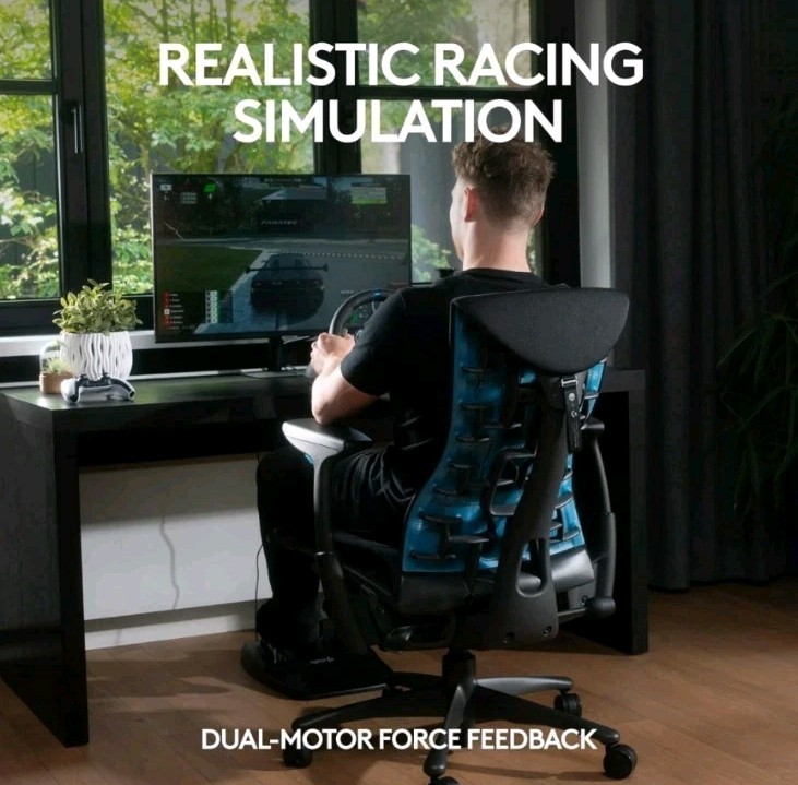 New Logitech G29 Driving Force Racing Wheel & Pedals for PS5 PS4 PC Mac