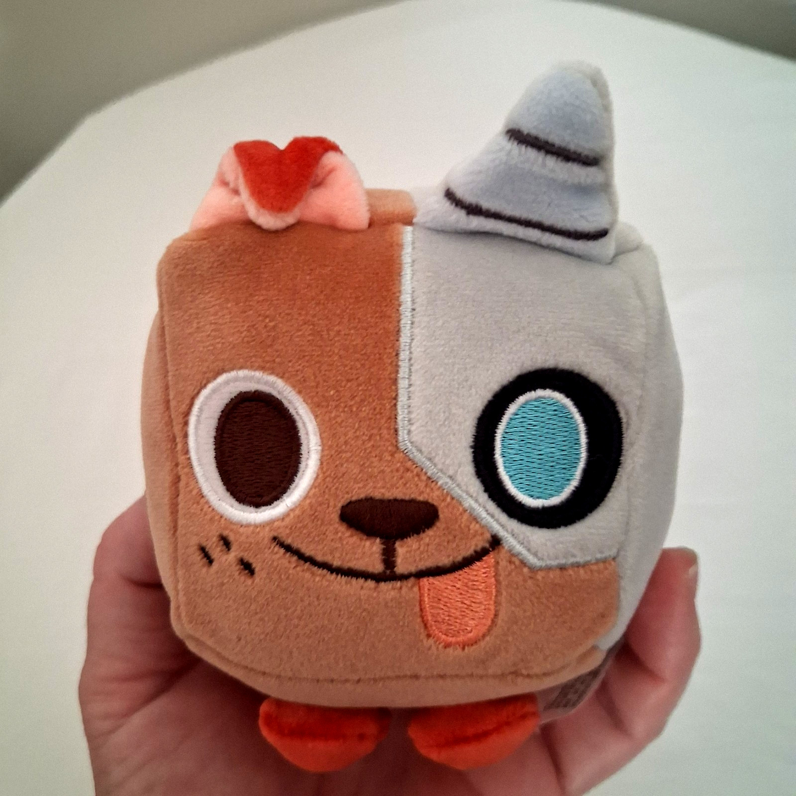 Roblox Pet Simulator Series 2 Cyborg Dog Mystery Plush Puppy PhatMojo EUC