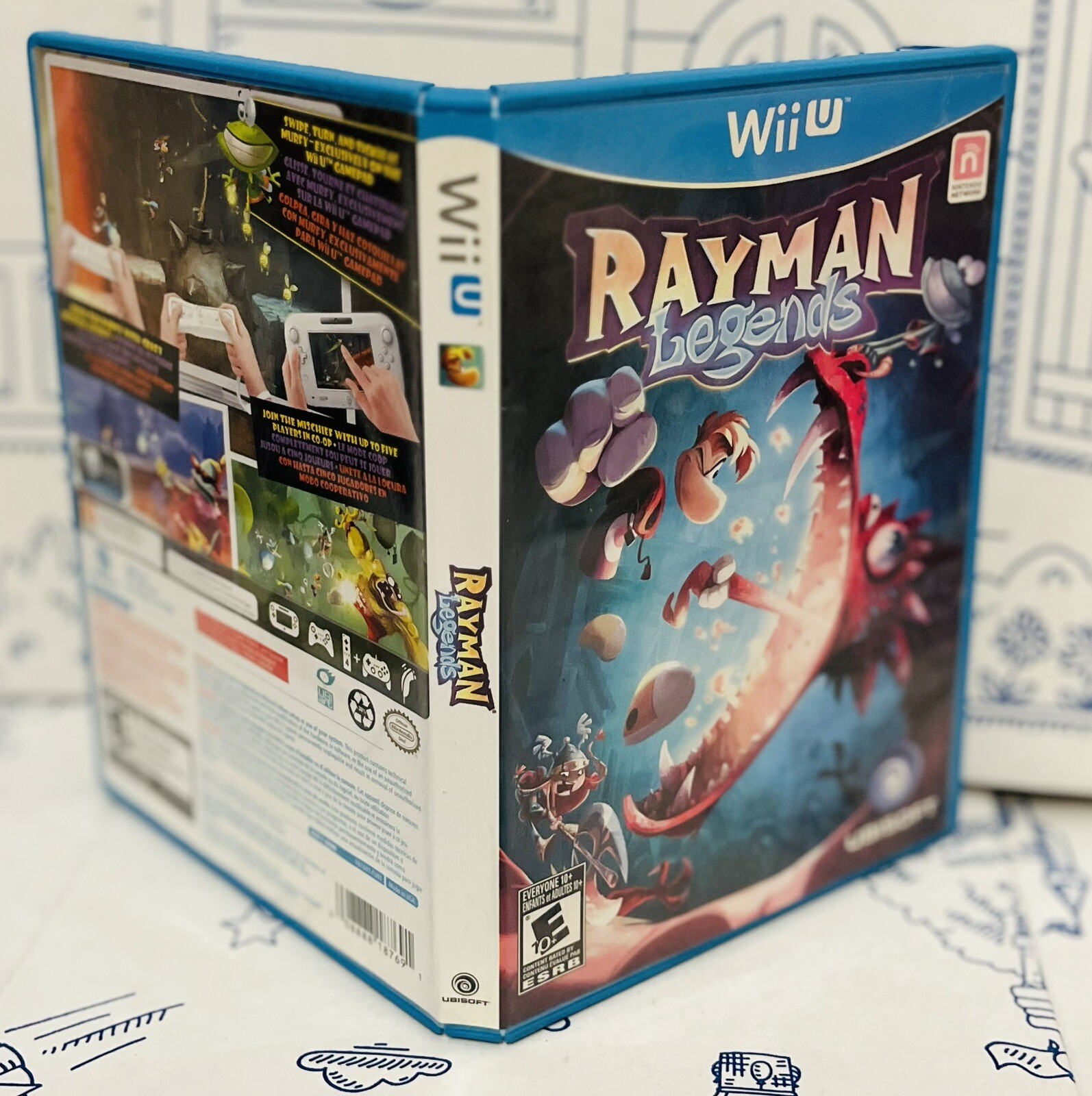 Rayman Legends Nintendo Wii U 2013 Ubisoft Game Cartoon Adventure Comic Mischief