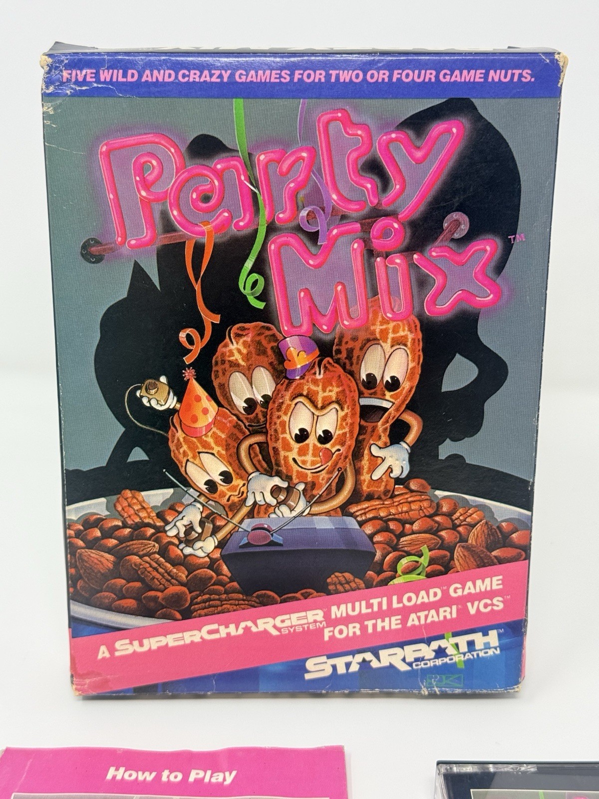 Party Mix Atari 2600 Starpath Supercharger Complete CIB Tested