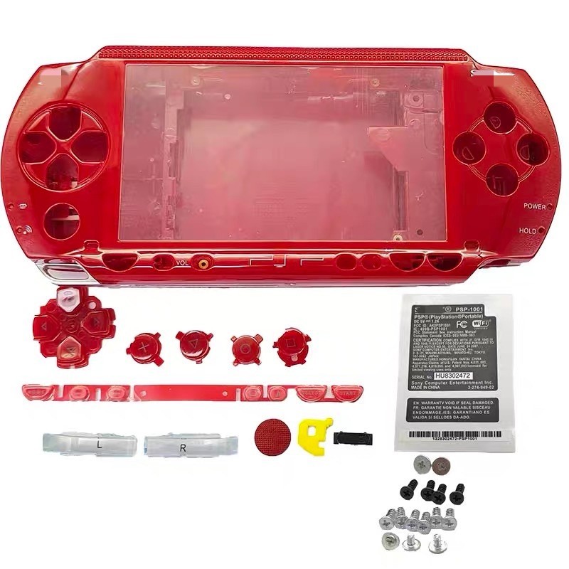Replacement Full Housing Shell Faceplate Case for Sony PSP 1000 With Buttons Set