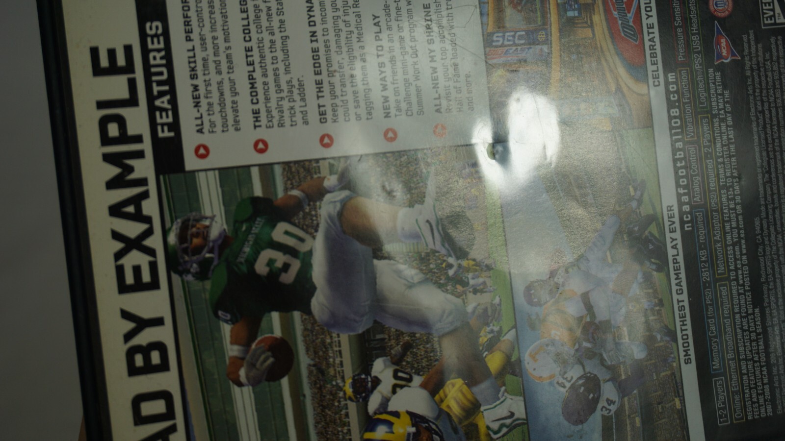 NCAA Football 08 PS2 CIB Sony PlayStation 2 2007 Complete with Manual C