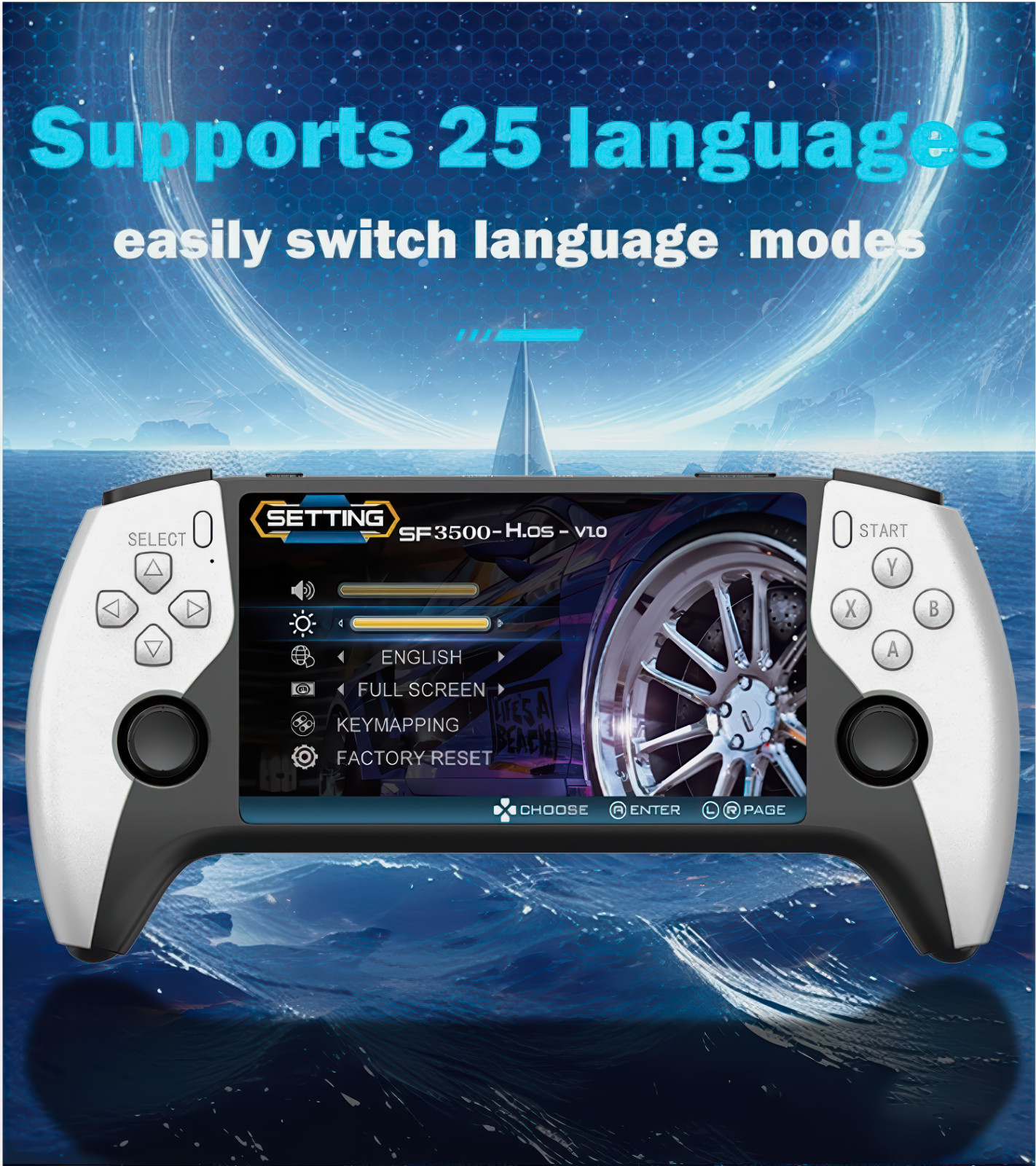 SF3500 Handheld Game Console 5″ Inch IPS Screen 22959 Video Games 🔥🐲🔥