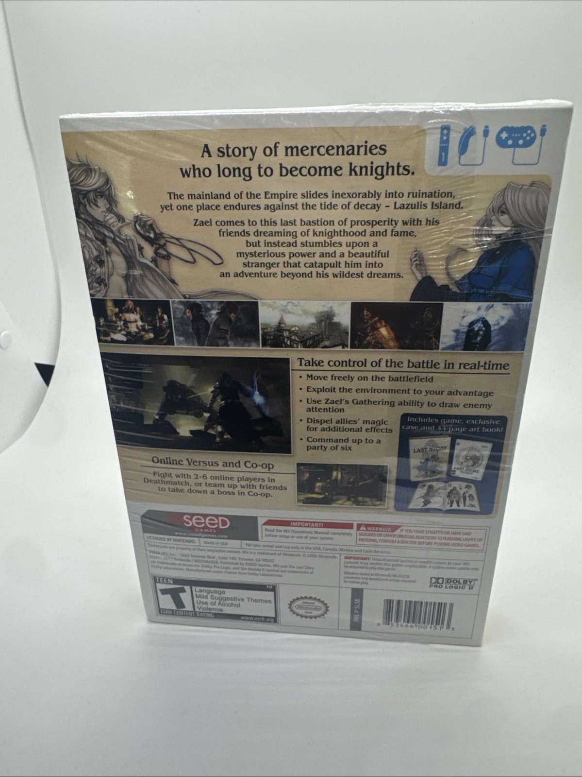 The Last Story Wii Limited Edition Brand New Sealed, Mint Condition Y-fold RARE