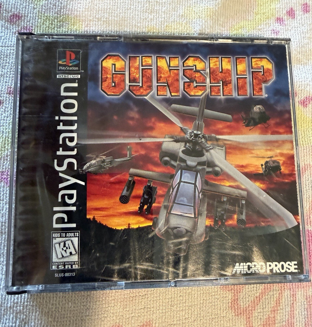 MicroProse Gunship (Sony PlayStation 1 PS1, 1996) NTSC-U/C